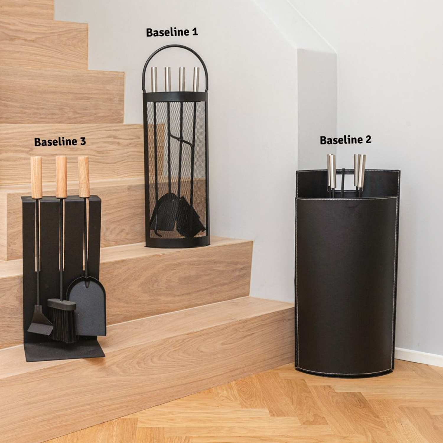 Aduro Baseline 3 Kaminbesteck Schwarz