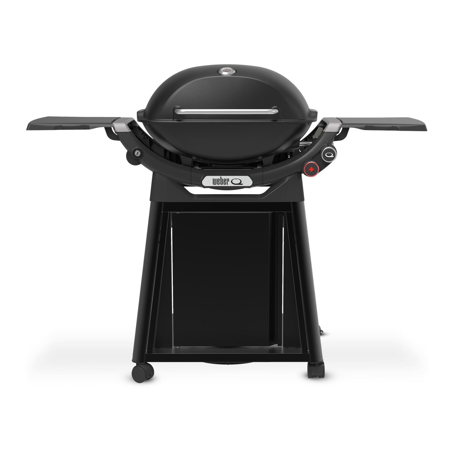 Weber Q 3200N+ Gasgrill Black mit Rollwagen