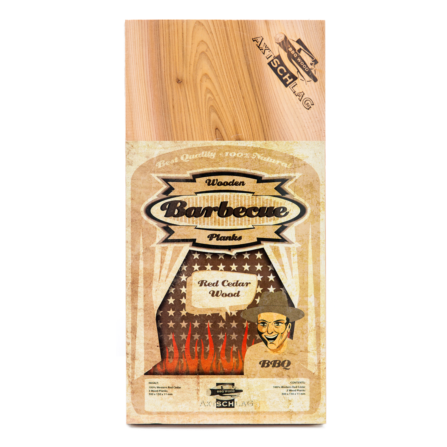 Axtschlag Wood Plank Rotzeder 3er Set Axtschlag Wood Plank Rotzeder 3er Set
