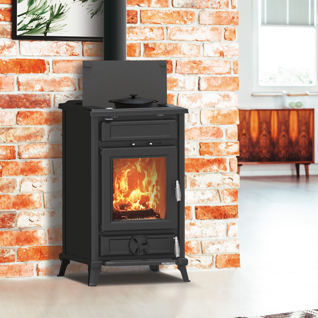 Thermorossi Filo Evo6 Kaminofen Schwarz