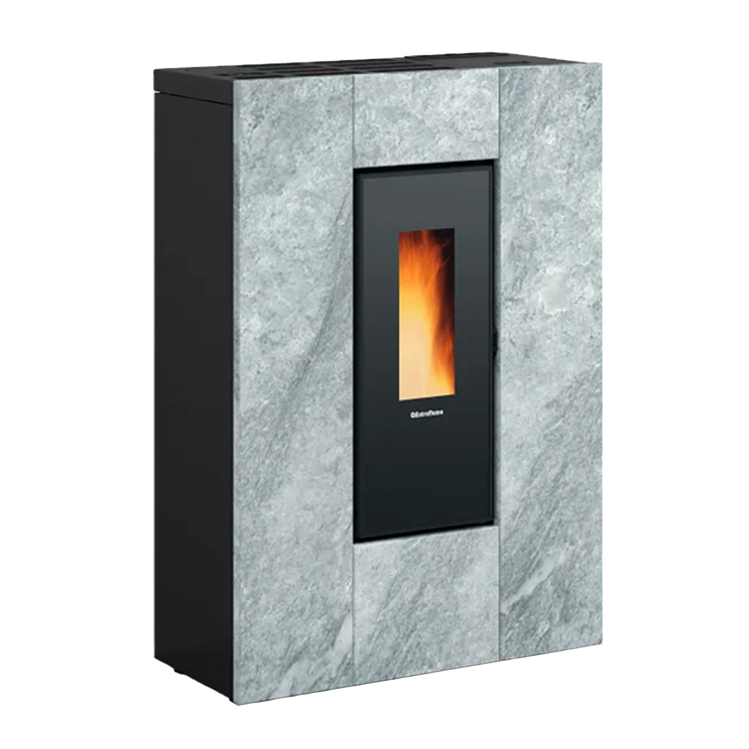 Extraflame Marilena Plus 5.0.16 Pelletofen Stahl Naturstein