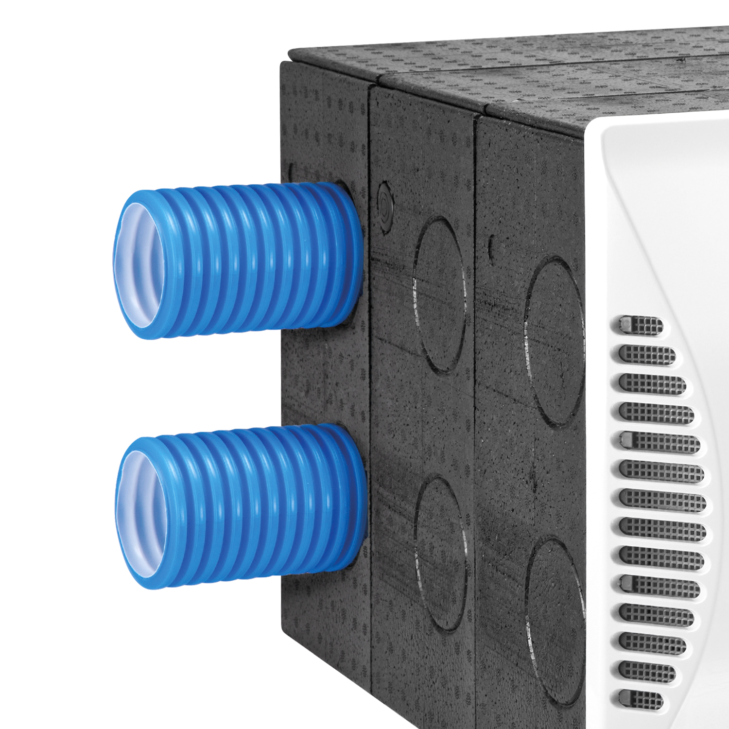 Glen Dimplex DL 50 Q2P Wandhülse quadratisch mit Nebenraumanschluss