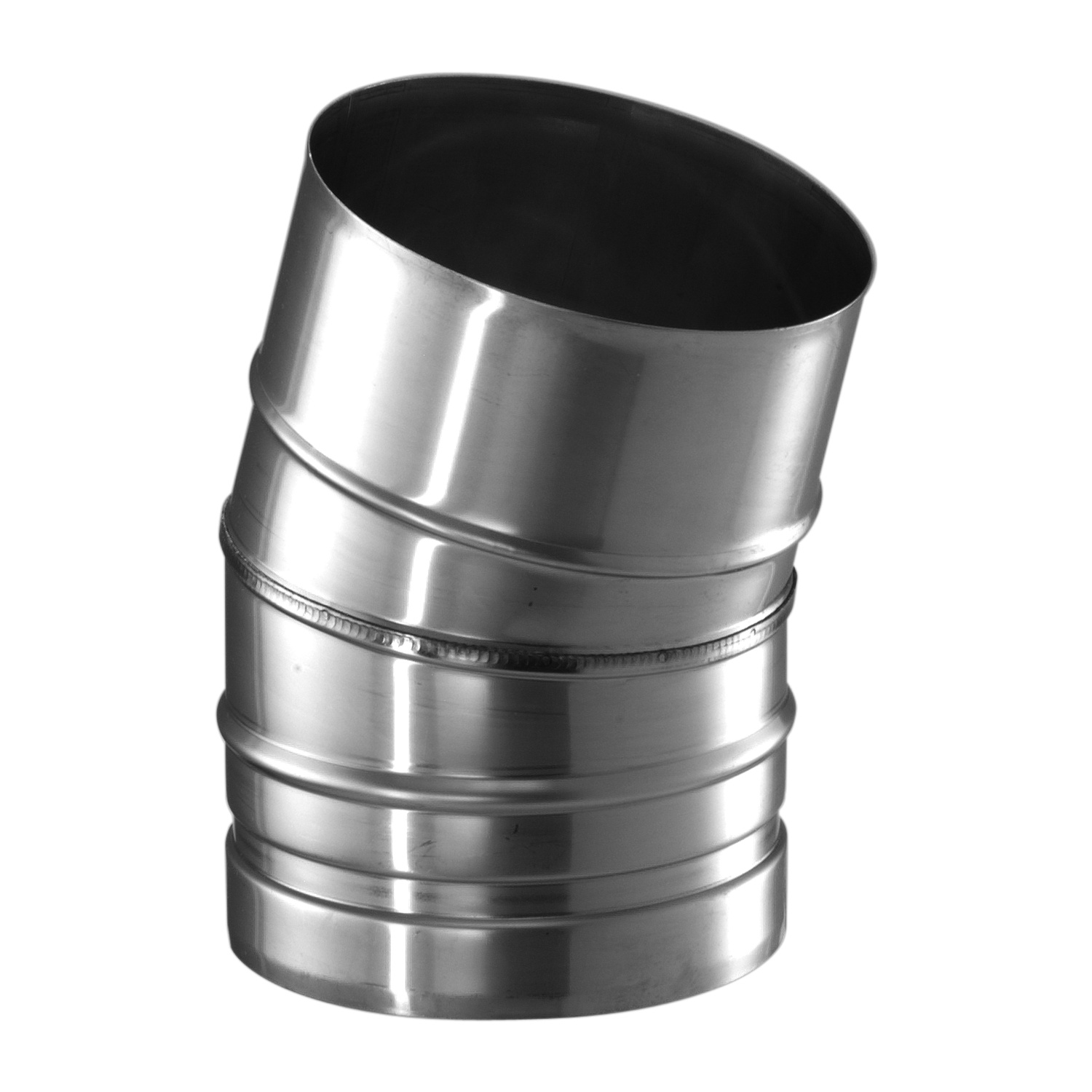 Schiedel PRIMA PLUS Bogen 15° Ø113 mm einwandig matt Schiedel PRIMA PLUS Bogen 15° Ø113 mm einwandig matt