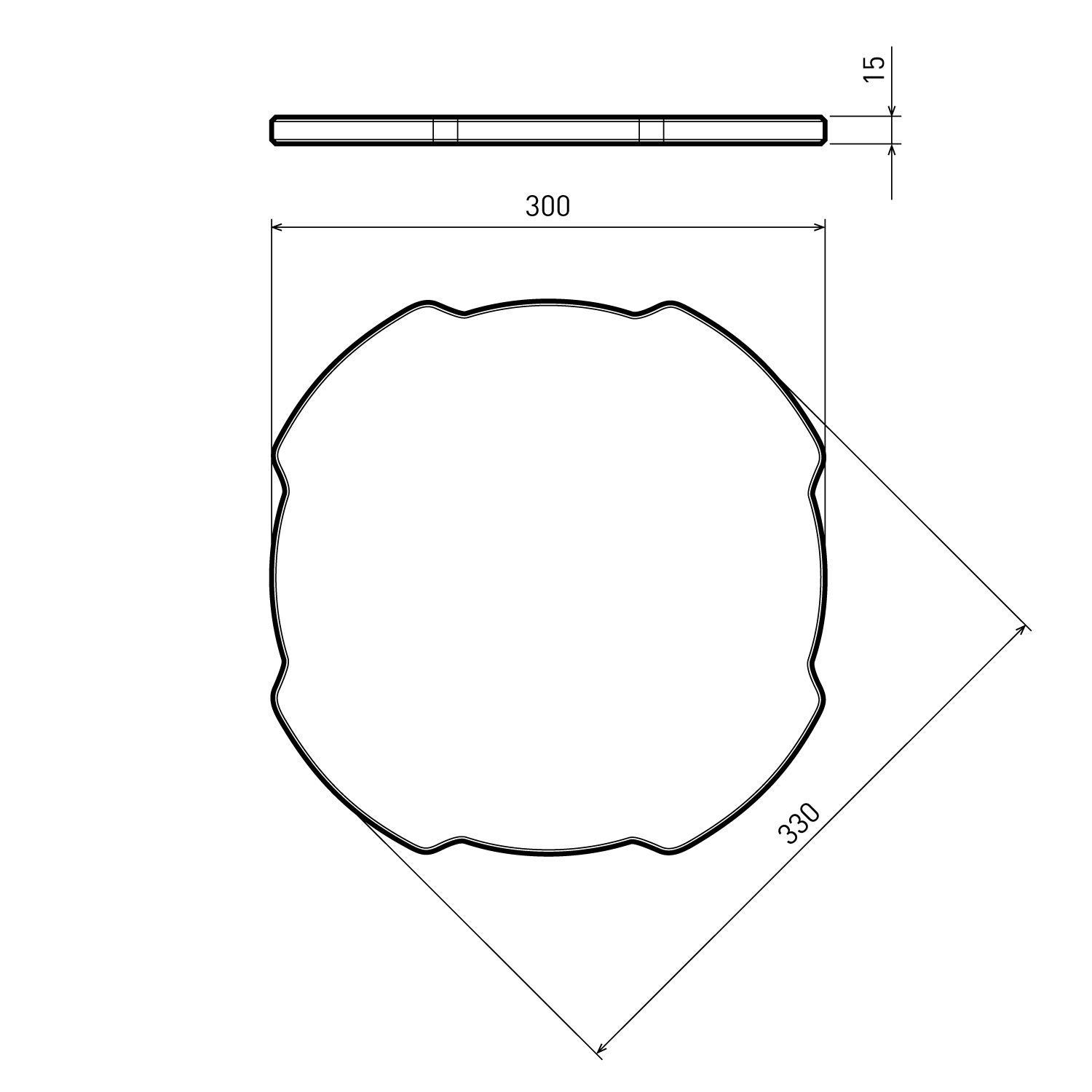 Everdure Kordierit Pizzastein Everdure Kordierit Pizzastein