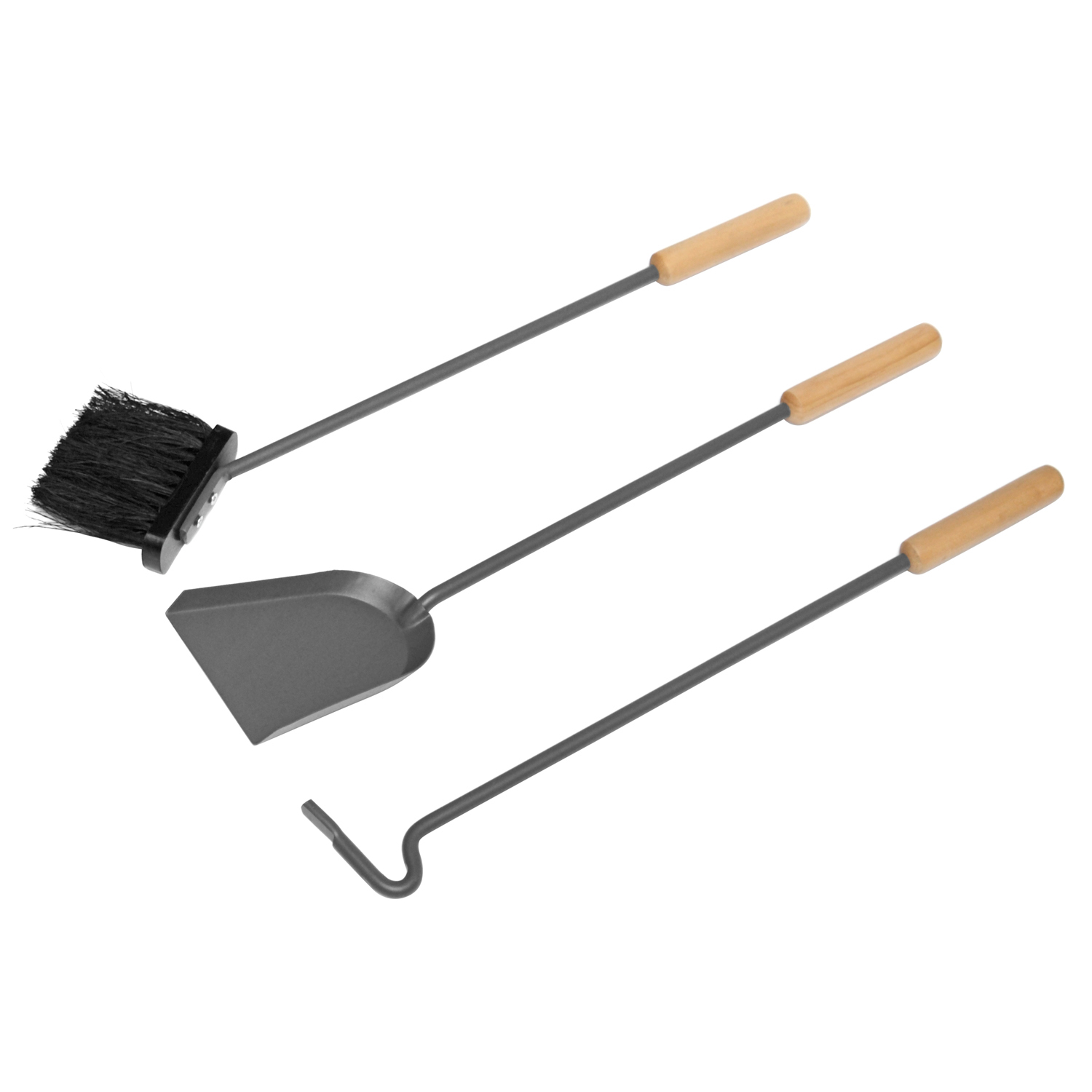 Raik Kaminbesteck Otto 3-teilig + stromloser Kaminventilator / Ofenventilator 4-Blatt, Set Raik Kaminbesteck Otto 3-teilig + stromloser Kaminventilator / Ofenventilator 4-Blatt, Set