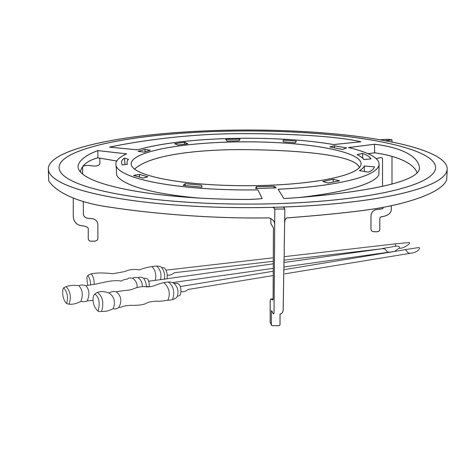 OFYR Grillring-Set für XL Corten 150