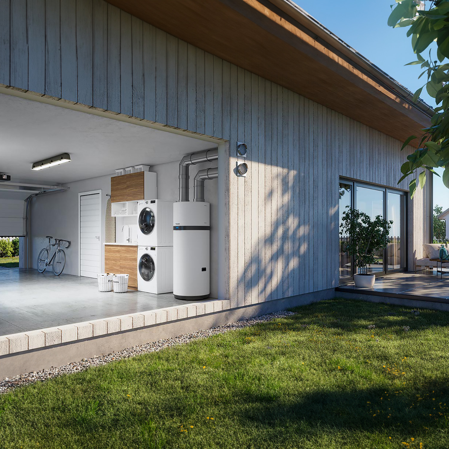 DAIKIN Altherma M HW 200 Warmwasser-Wärmepumpe 200 Liter 1,6 kW | bei ...