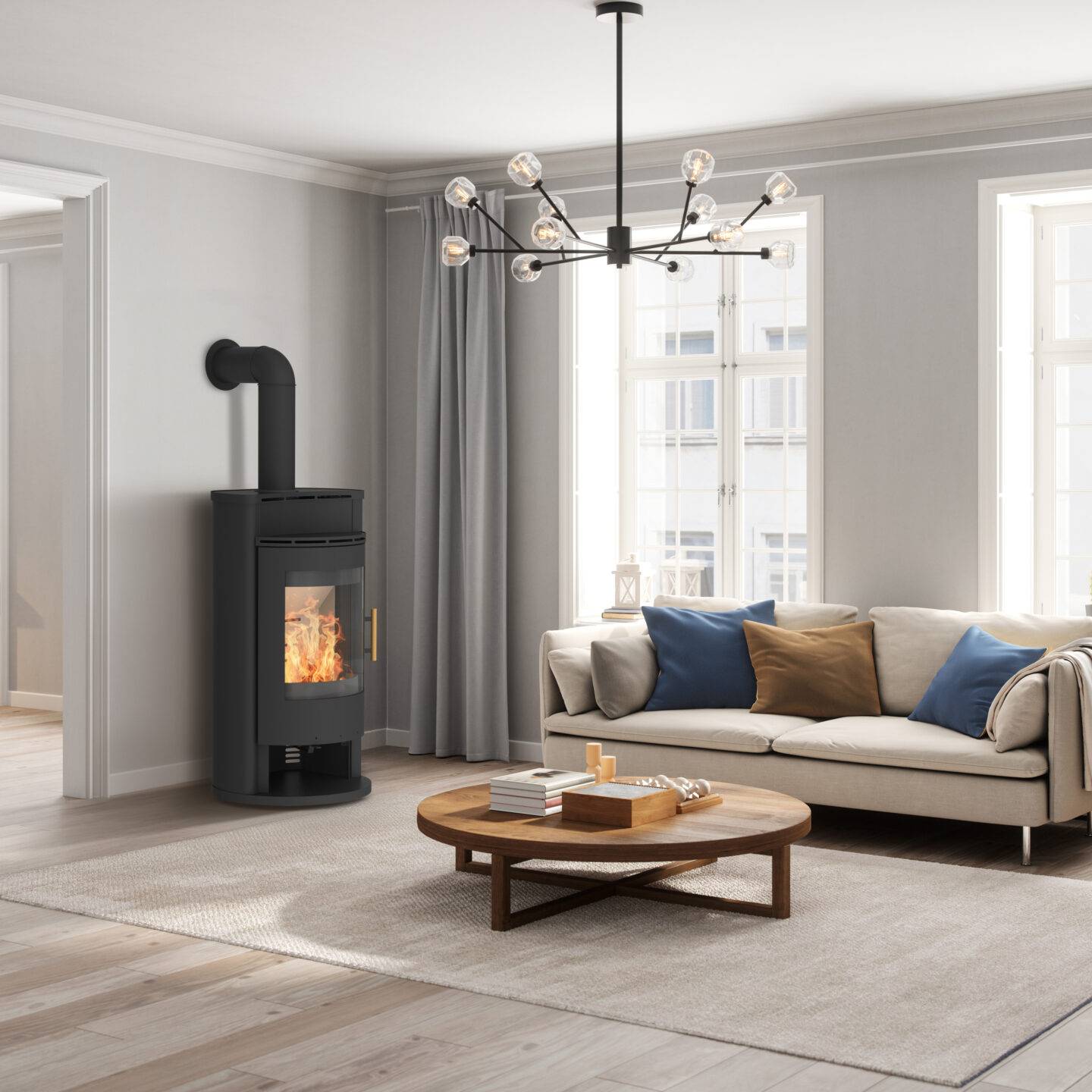 Königshütte SAROS Kaminofen 8 kW Stahl schwarz