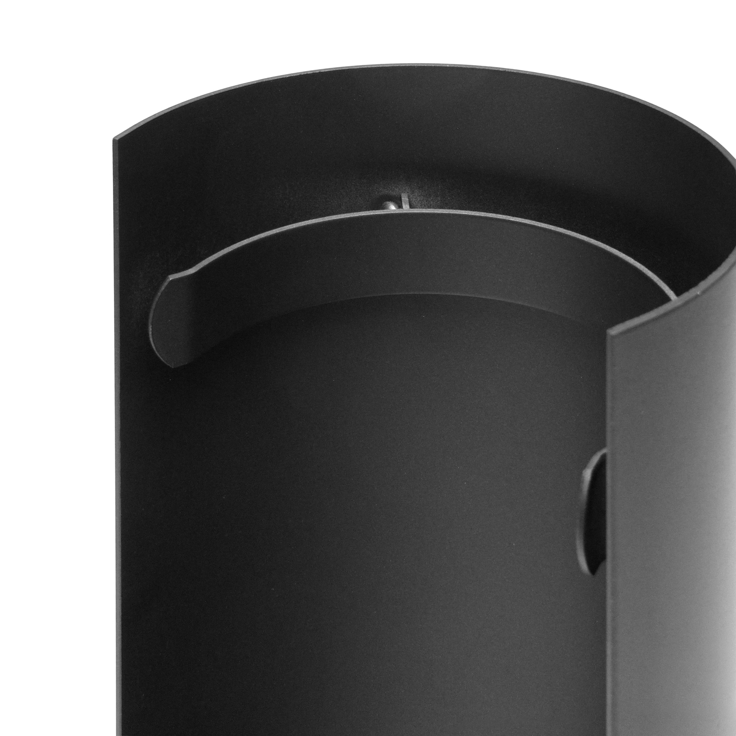Raik Basic Thermoschild 120mm schwarz L: 460mm für Rauchrohr / Ofenrohr