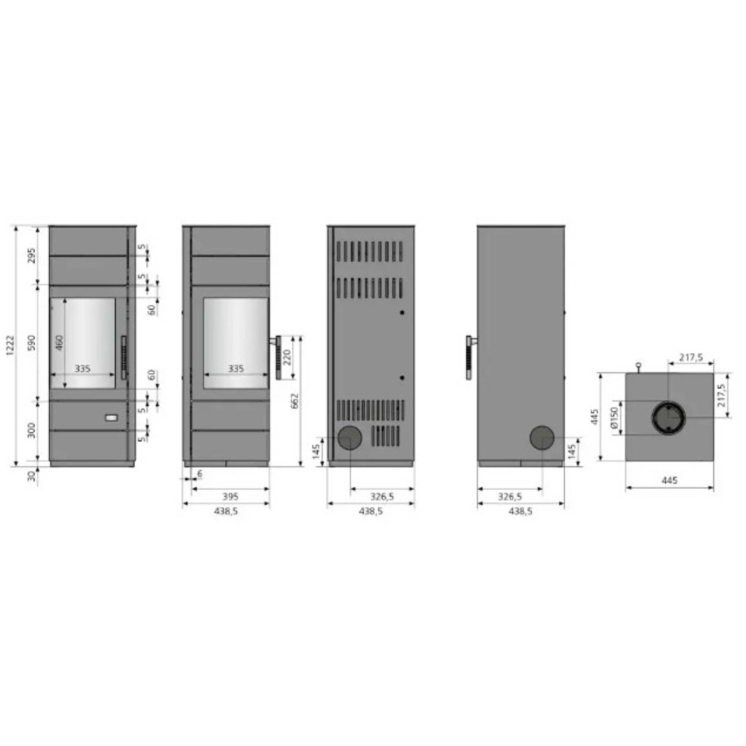Oranier Mondego W+ Kaminofen
