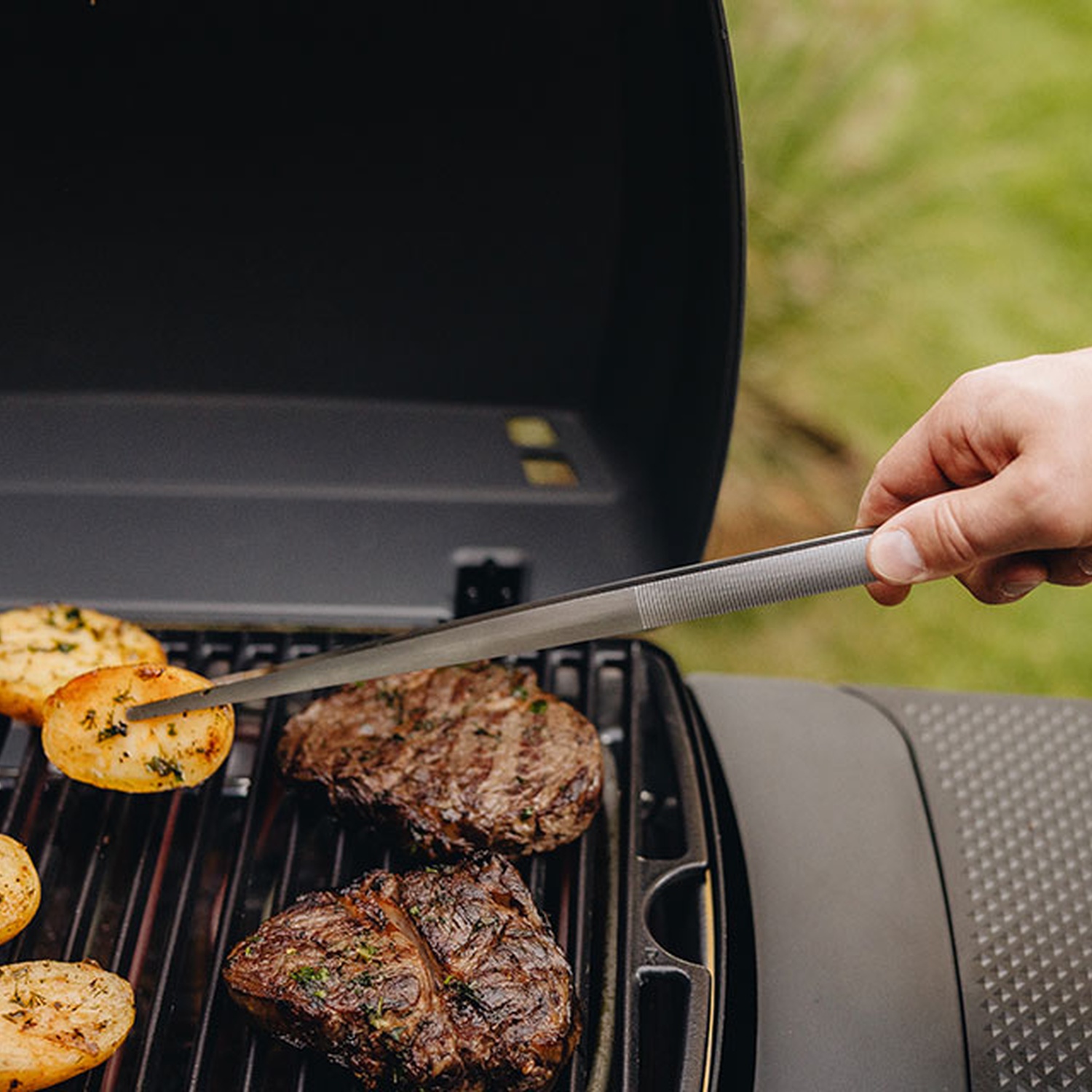 Enders Grillpinzette aus Edelstahl, 42 cm