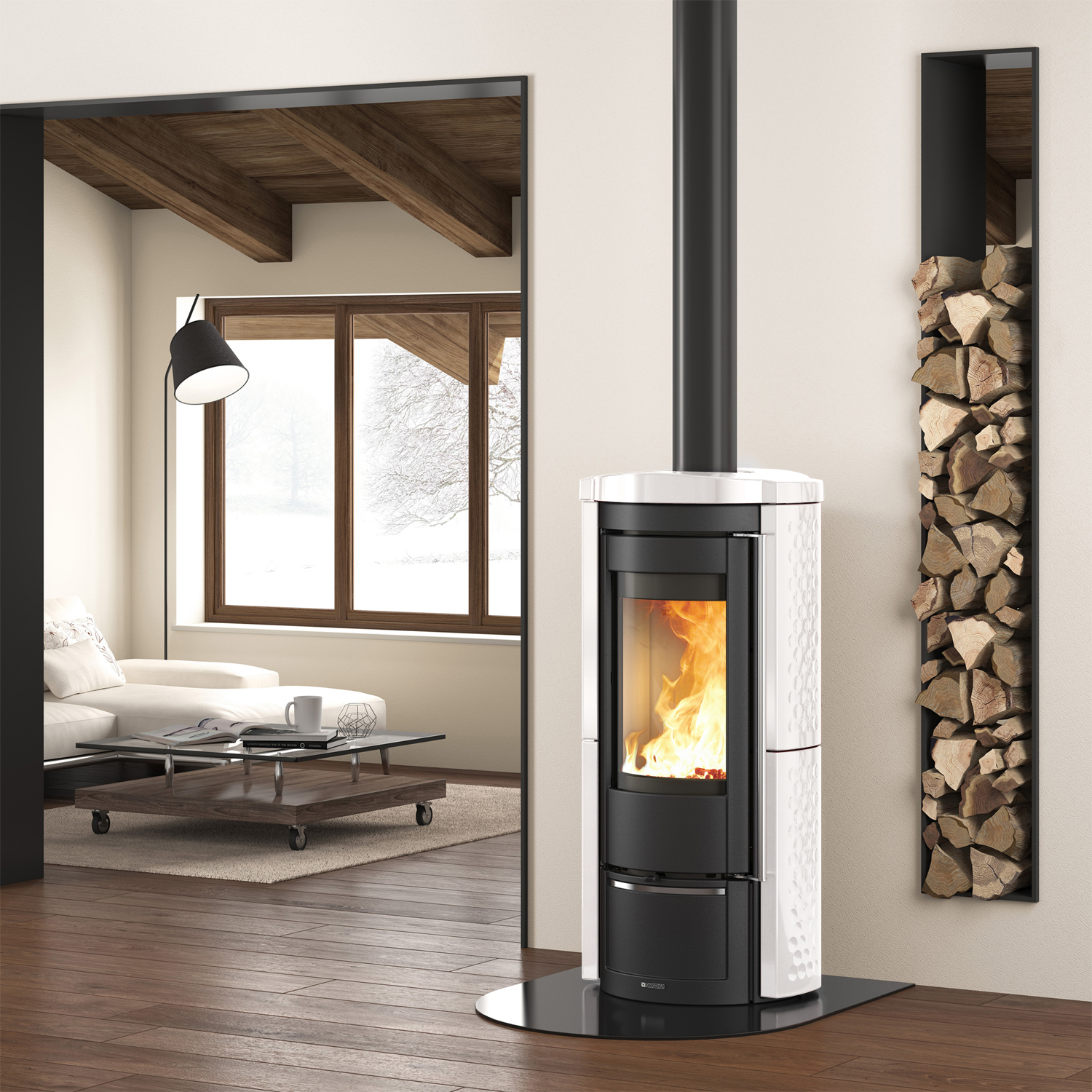 La Nordica Prestige Line Liù Kaminofen Bianco Infinity
