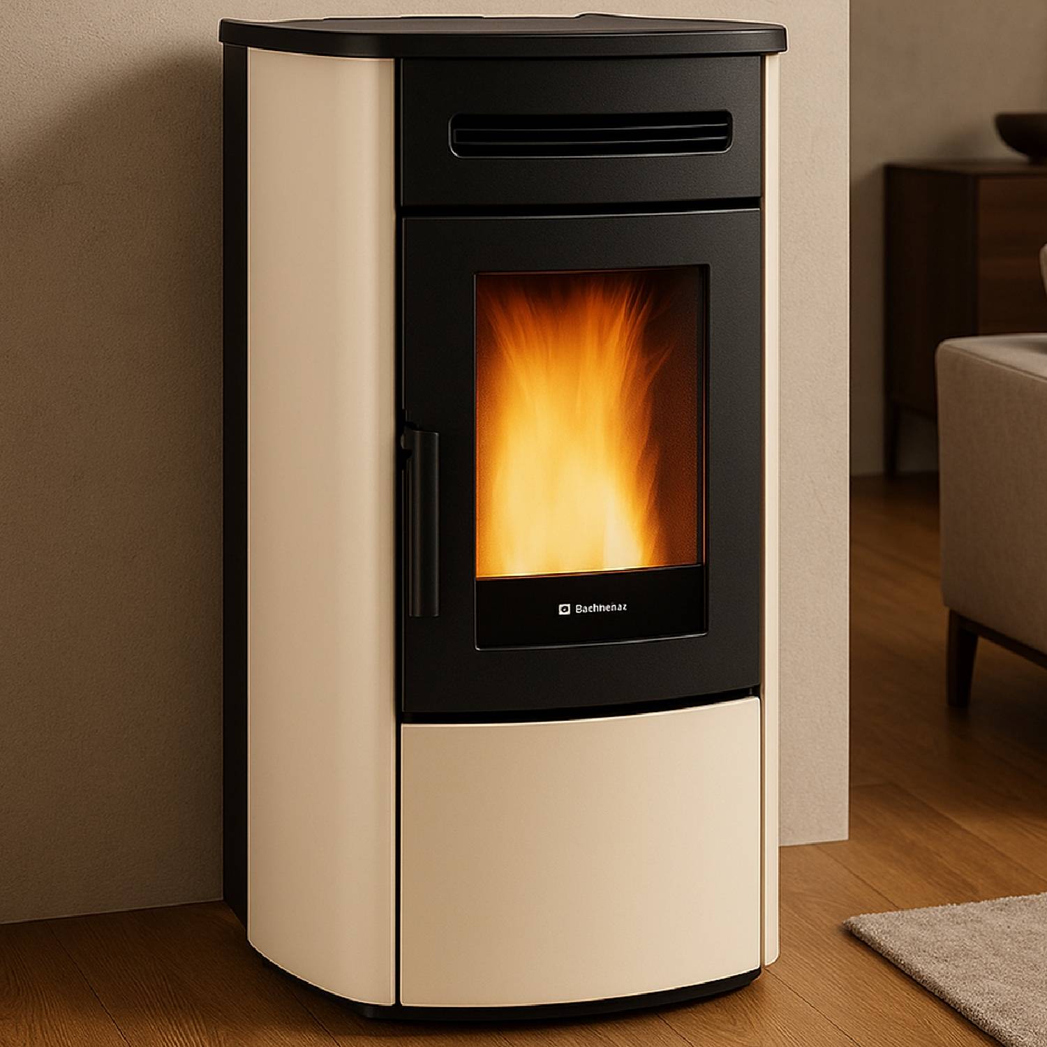 Extraflame GUENDA IDRO 5.0 - Elfenbein wassergeführter Pelletofen EVOLUTION LINE