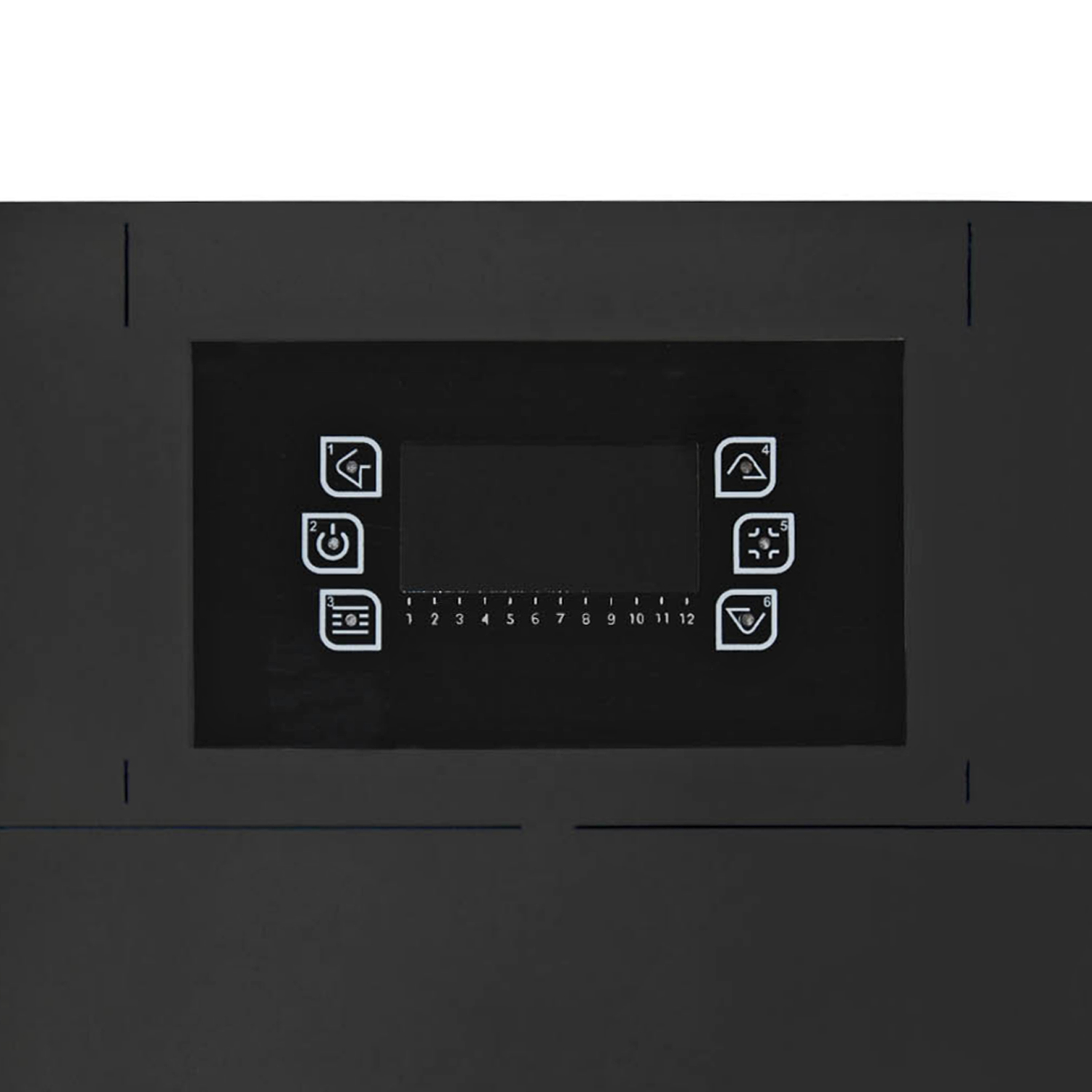 Oranier Boreas II Pelletofen Stahl Schwarz / Sintered Stone Schiefer, Rauchrohr hinten Oranier Boreas II Pelletofen Stahl Schwarz / Sintered Stone Schiefer, Rauchrohr hinten