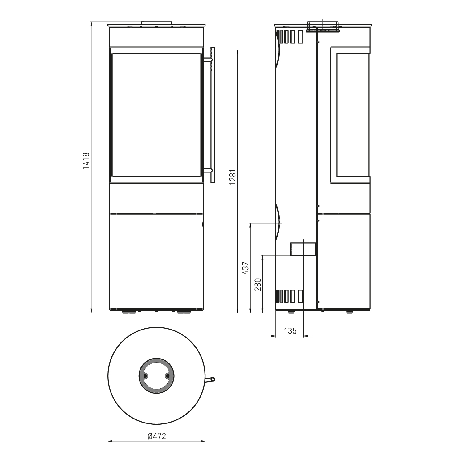 Olsberg Pular Plus Compact Kaminofen Schwarz Dekorrahmen lackiert Olsberg Pular Plus Compact Kaminofen Schwarz Dekorrahmen lackiert