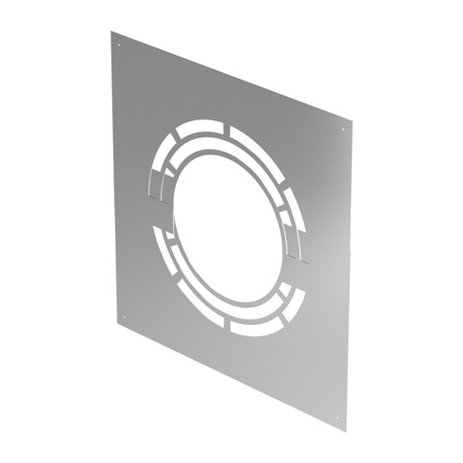 Schiedel Abdeckblende für Hinterlüftung 30-45° für ICS Ø150 mm doppelwandig glänzend Schiedel Abdeckblende für Hinterlüftung 30-45° für ICS Ø150 mm doppelwandig glänzend