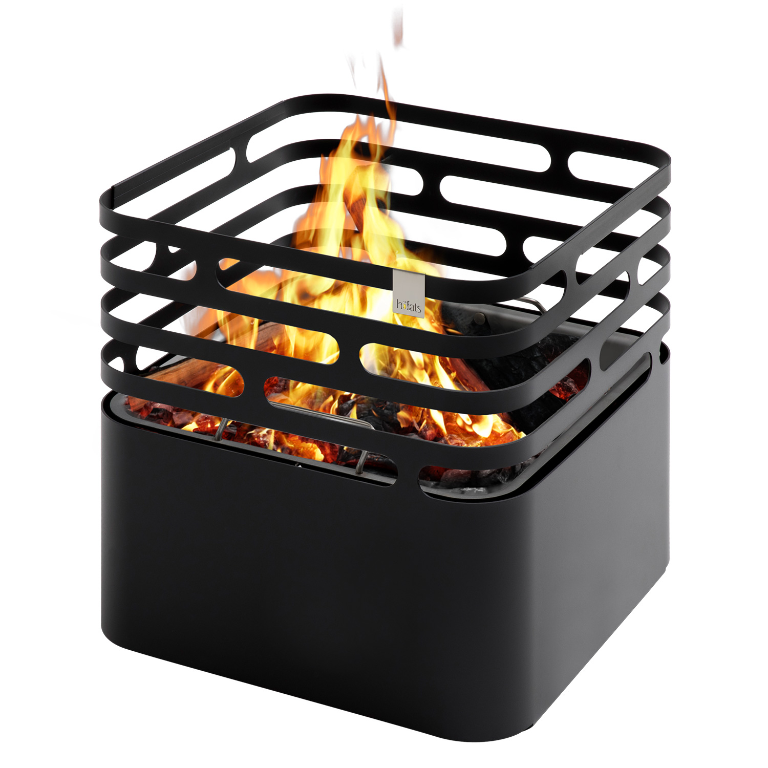 höfats CUBE Feuerkorb Schwarz
