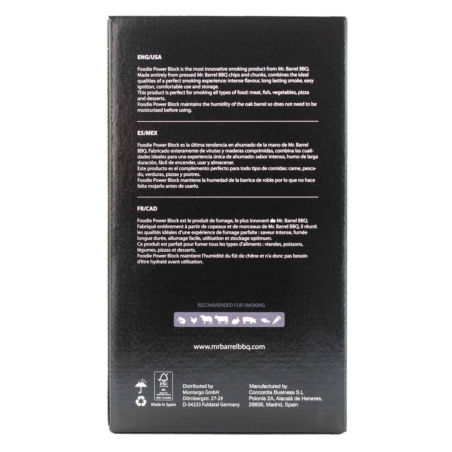 Mr. Barrel BBQ Smoking Pellets L Grapevine, 2 kg