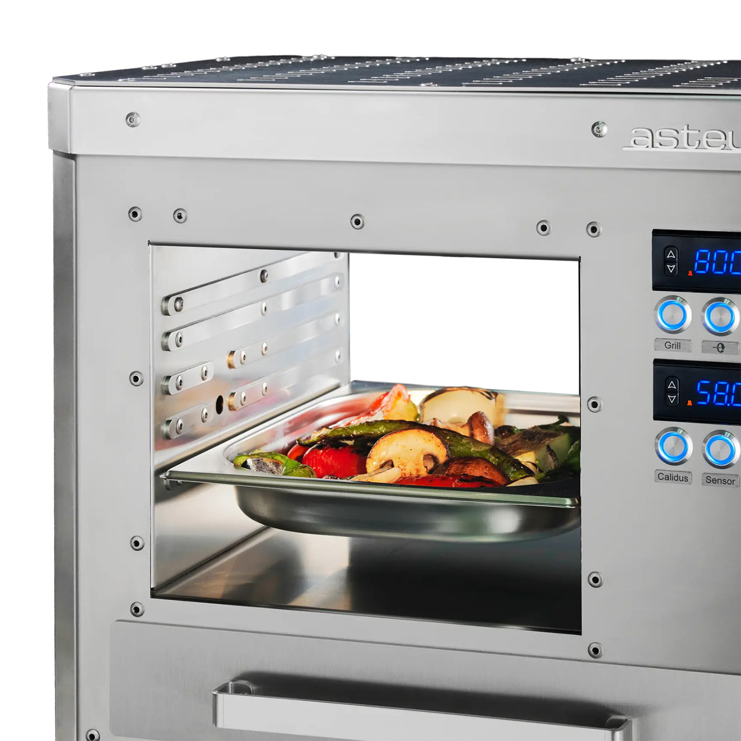 Asteus Segula 800° Lifestyle Elektrogrill Edelstahl