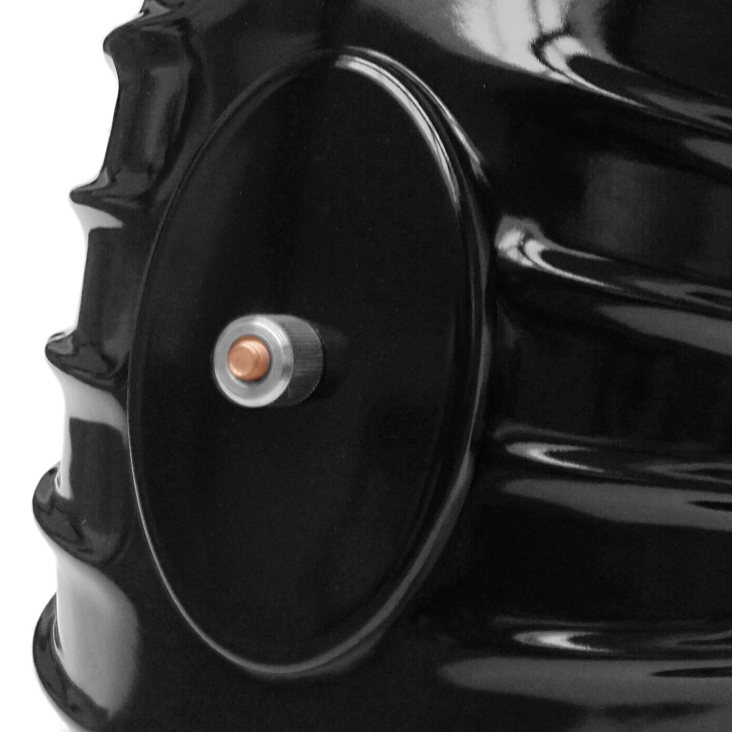 Raik Rauchrohrbogen / Ofenrohrbogen Emaille 130mm - 45° Bogen gerippt Schwarz mit Reinigungsöffnung Raik Rauchrohrbogen / Ofenrohrbogen Emaille 130mm - 45° Bogen gerippt Schwarz mit Reinigungsöffnung