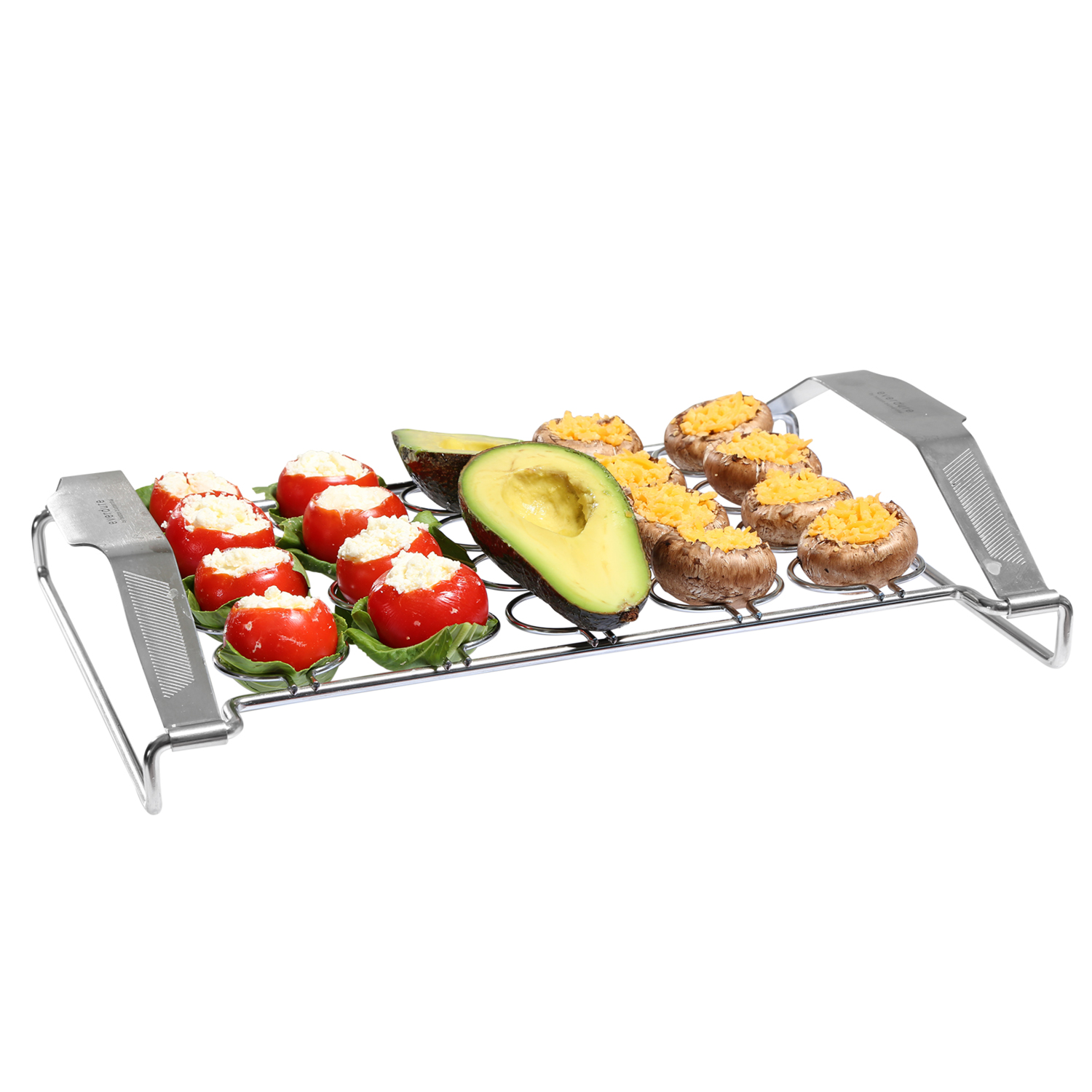Everdure Quantum Steel Gourmet Universal-Halterung für Gemüse, Muffins, Austern, Muscheln etc.