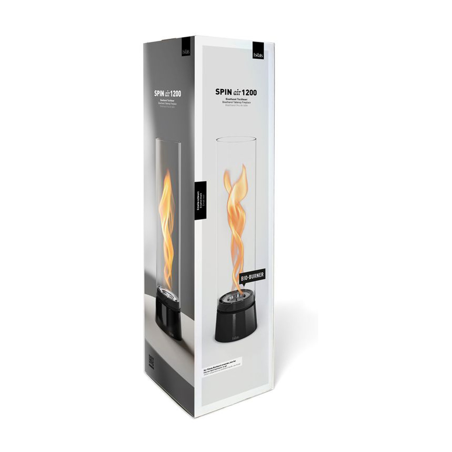 höfats SPIN air 1200 Tischfeuer Emaille schwarz