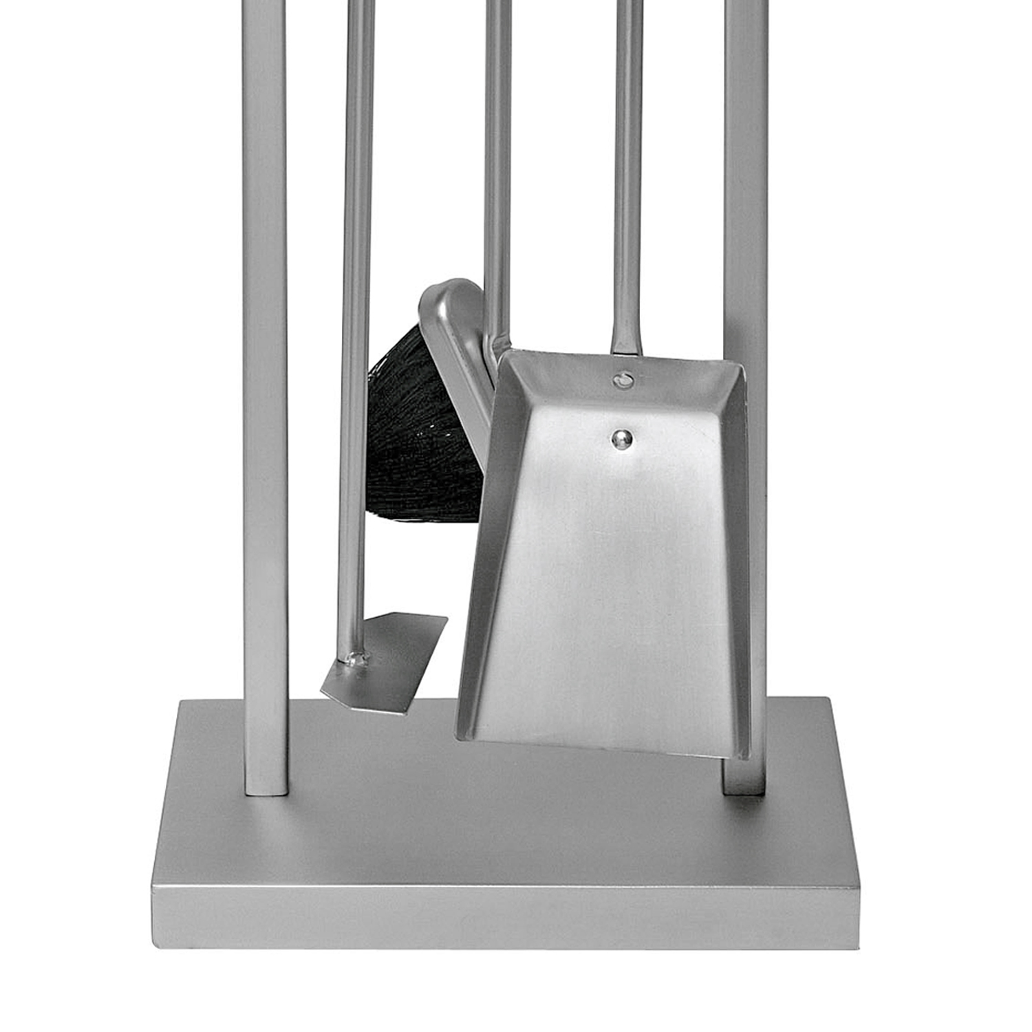 Kaminbesteck, 3-teilig, edelstahlfarbig, 80cm Kaminbesteck, 3-teilig, edelstahlfarbig, 80cm