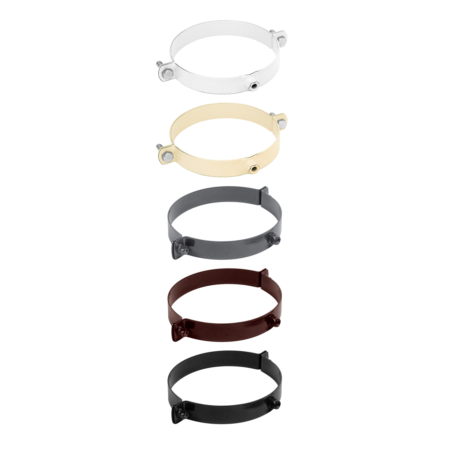 Raik Rauchrohr / Ofenrohr Emaille 150mm - Rohrschelle Weiß Raik Rauchrohr / Ofenrohr Emaille 150mm - Rohrschelle Weiß