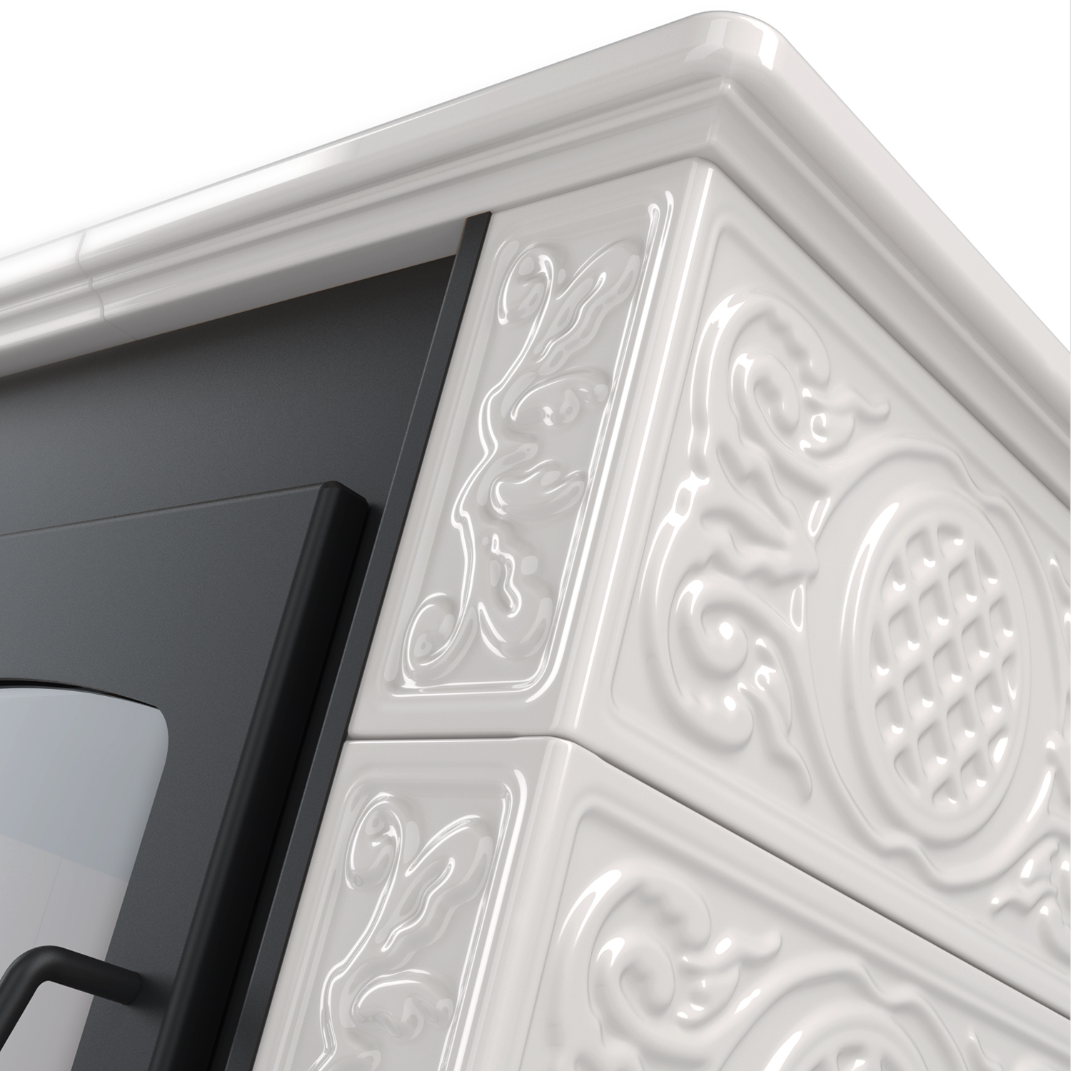 Kaminofen HS Flamingo Bali White Kaminofen HS Flamingo Bali White