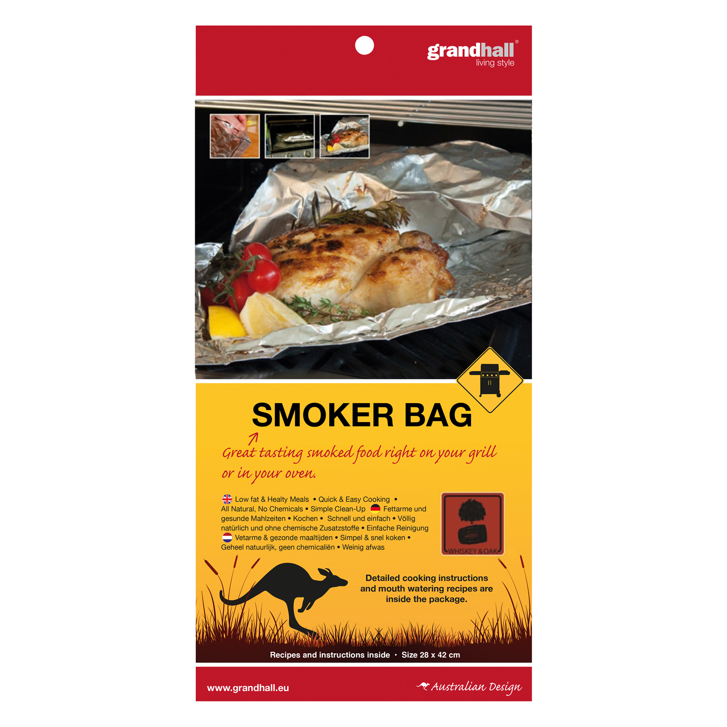 Grandhall Räuchertüte Whiskey-Eiche Grandhall Räuchertüte Whiskey-Eiche