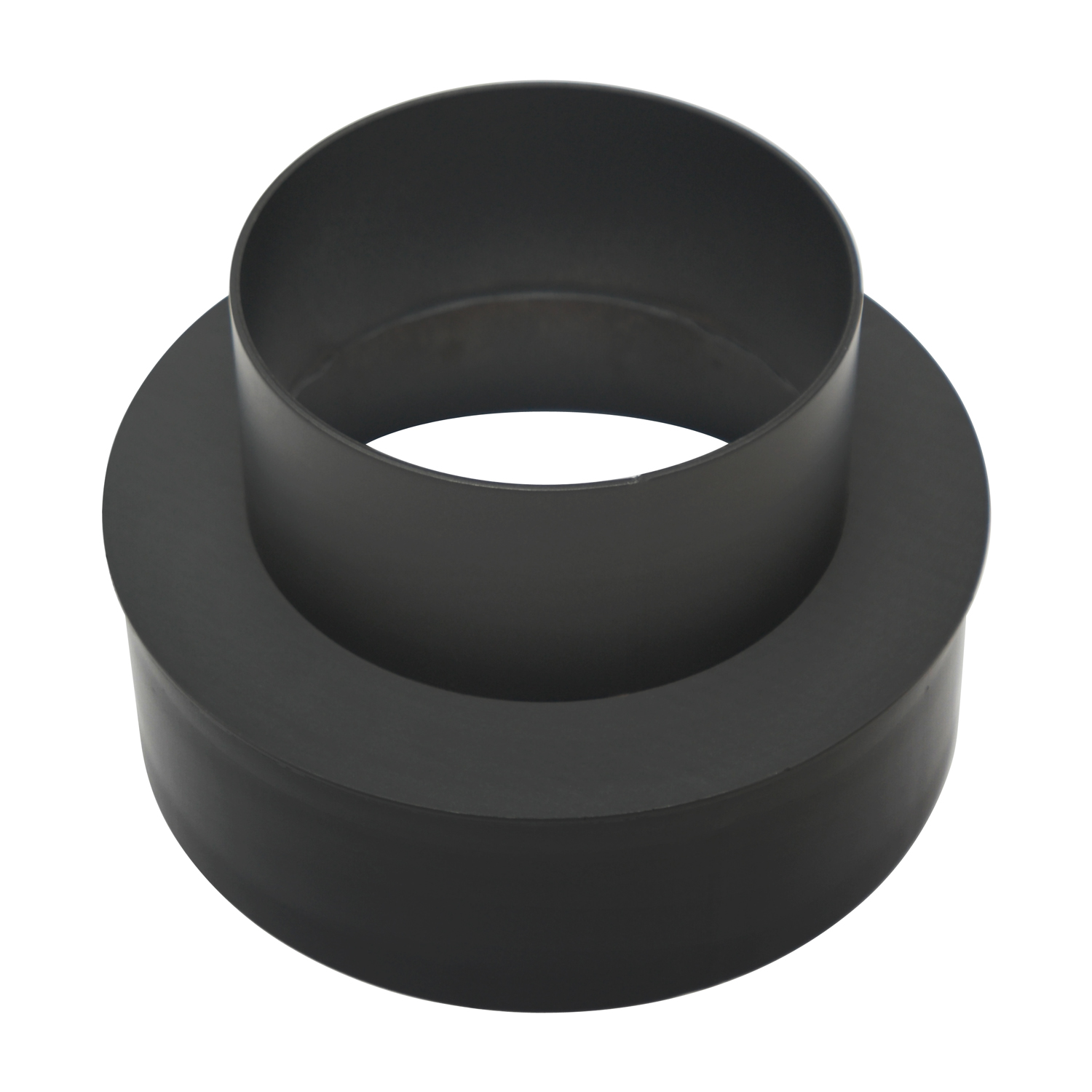 Raik Basic Erweiterung 130mm – 180mm schwarz gerade für Rauchrohr / Ofenrohr