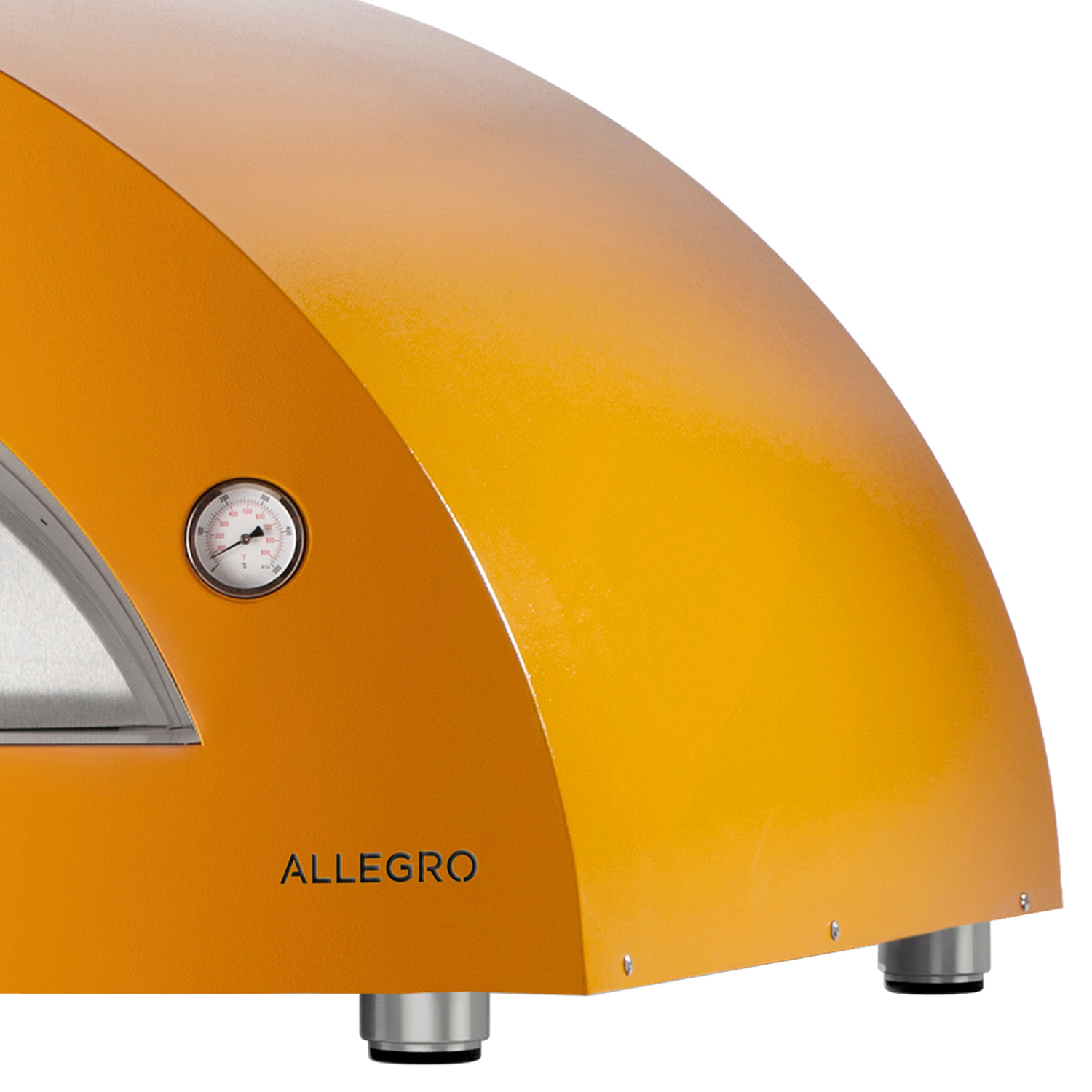 Alfa Forni Allegro Pizzaofen Gelb ohne Unterbau + Ventura Pizza-Set (4-tlg.) gratis