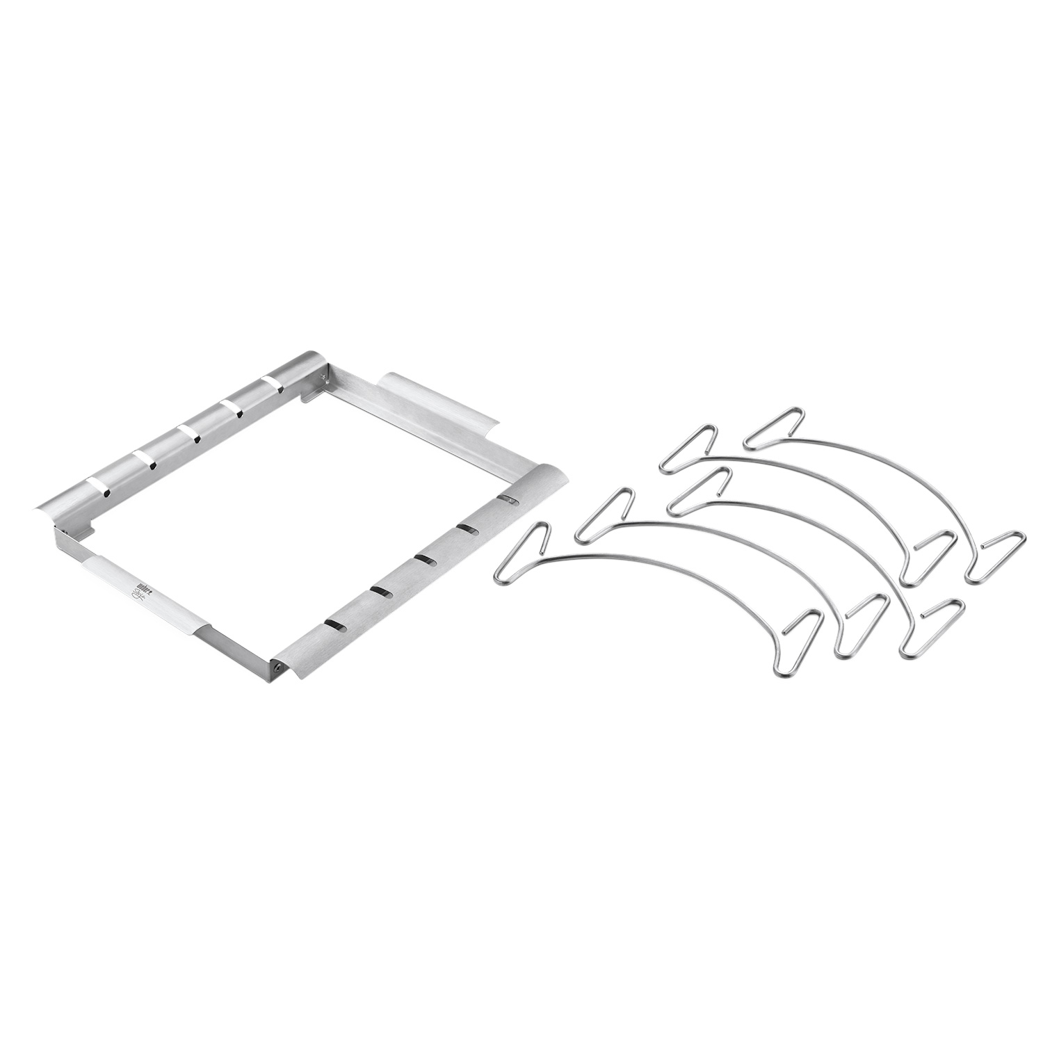 Weber Deluxe-Spare-Rib-Halter + Bratenkorb Edelstahl Weber Deluxe-Spare-Rib-Halter + Bratenkorb Edelstahl