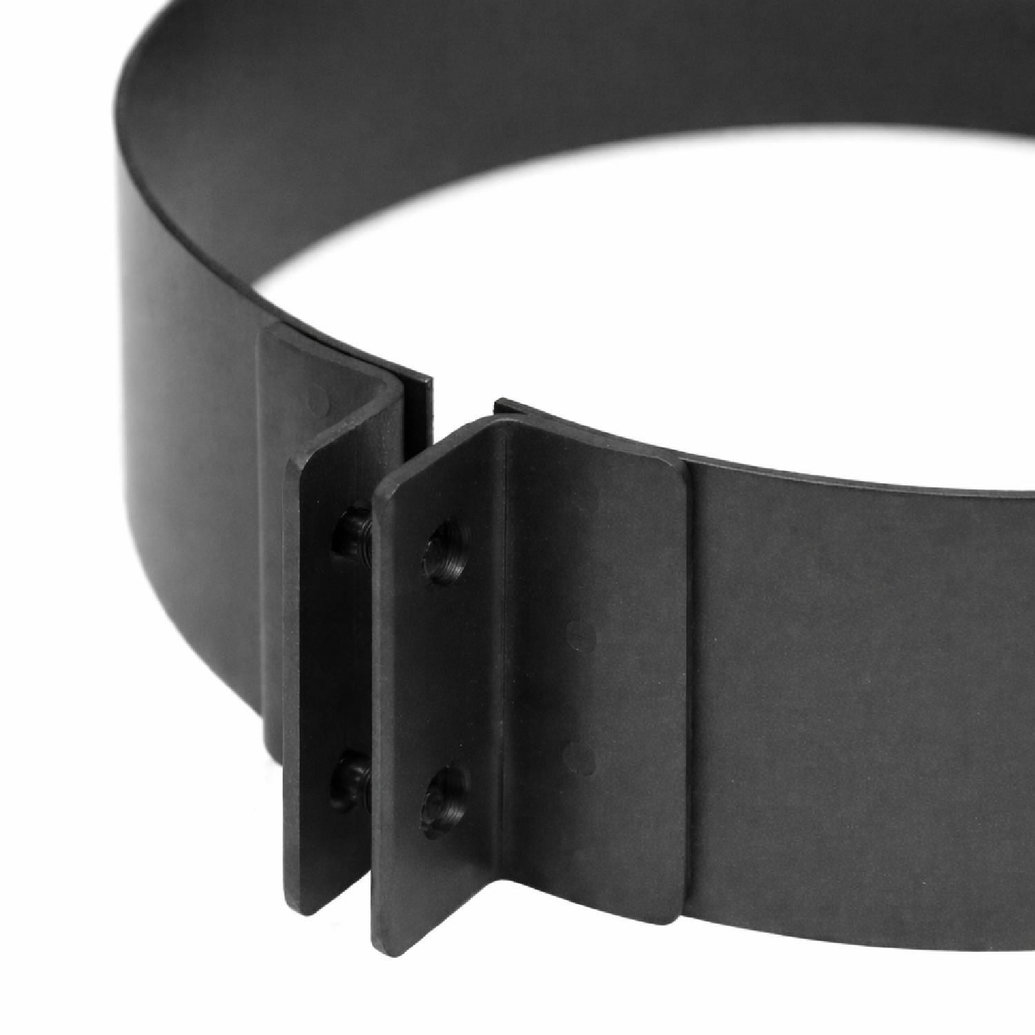 Raik Izoker Rohrschelle 150mm schwarz doppelwandig für Rauchrohr / Ofenrohr