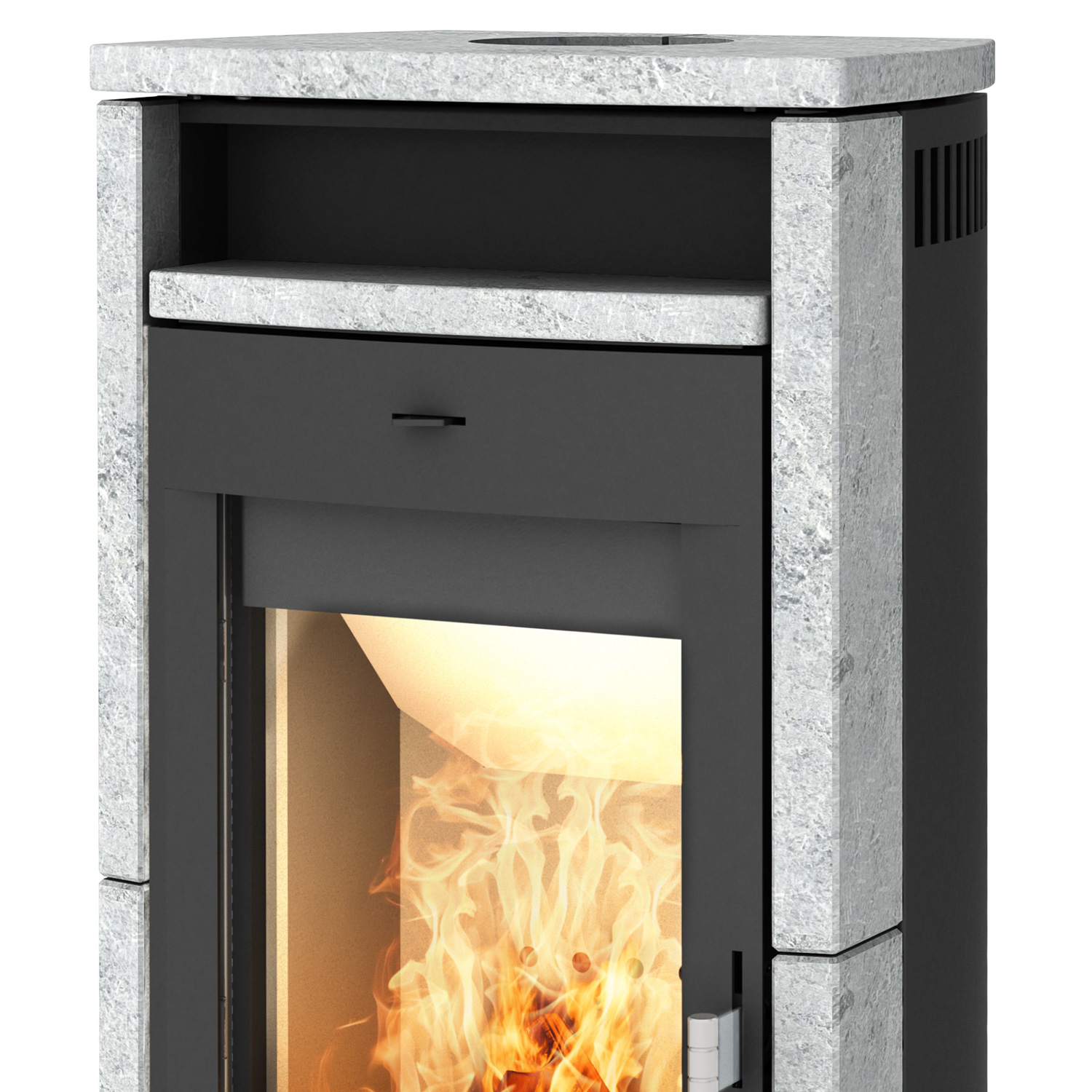 Fireplace Elite Budapest Kaminofen Speckstein
