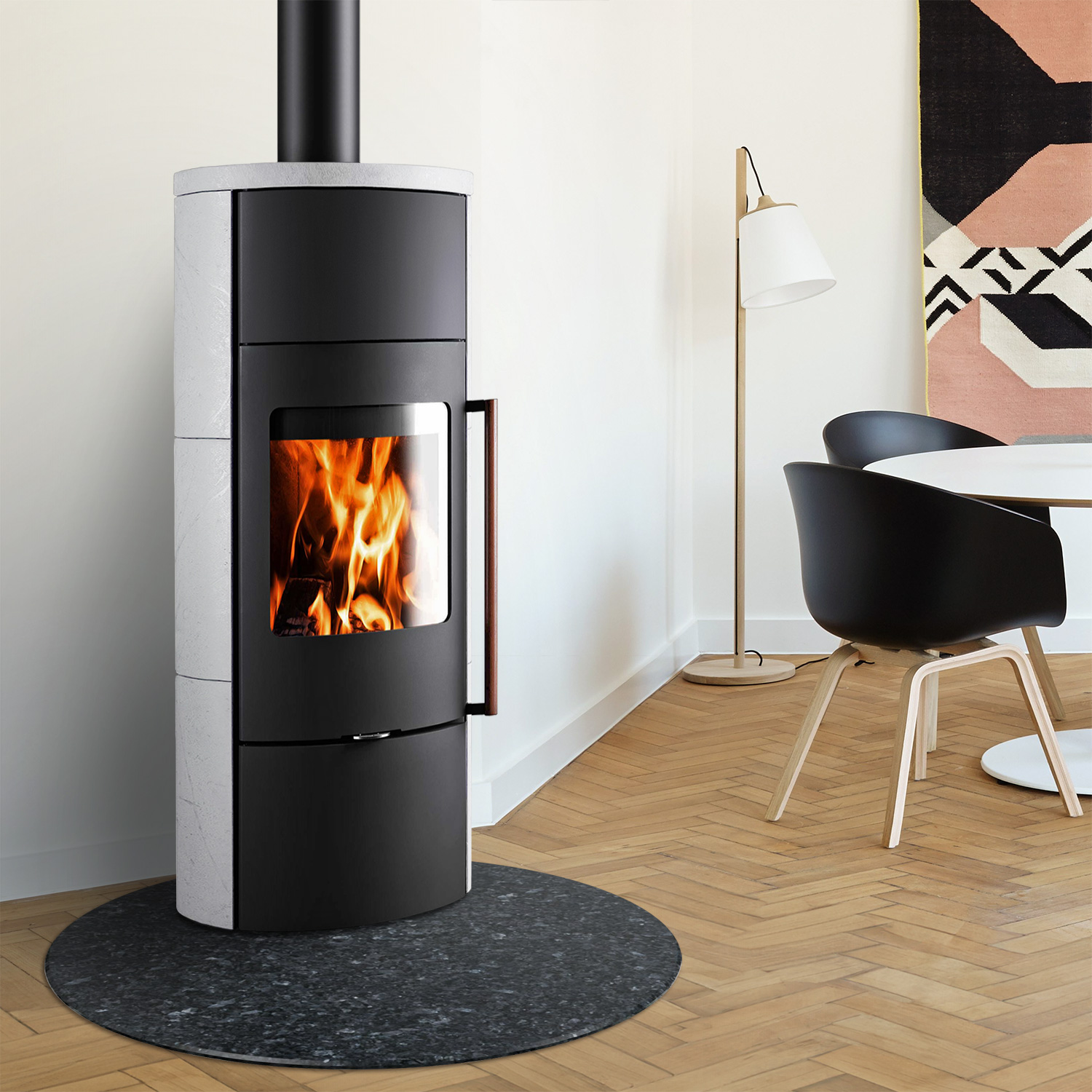 Novaline Carino Plus SK White Mountain Kaminofen