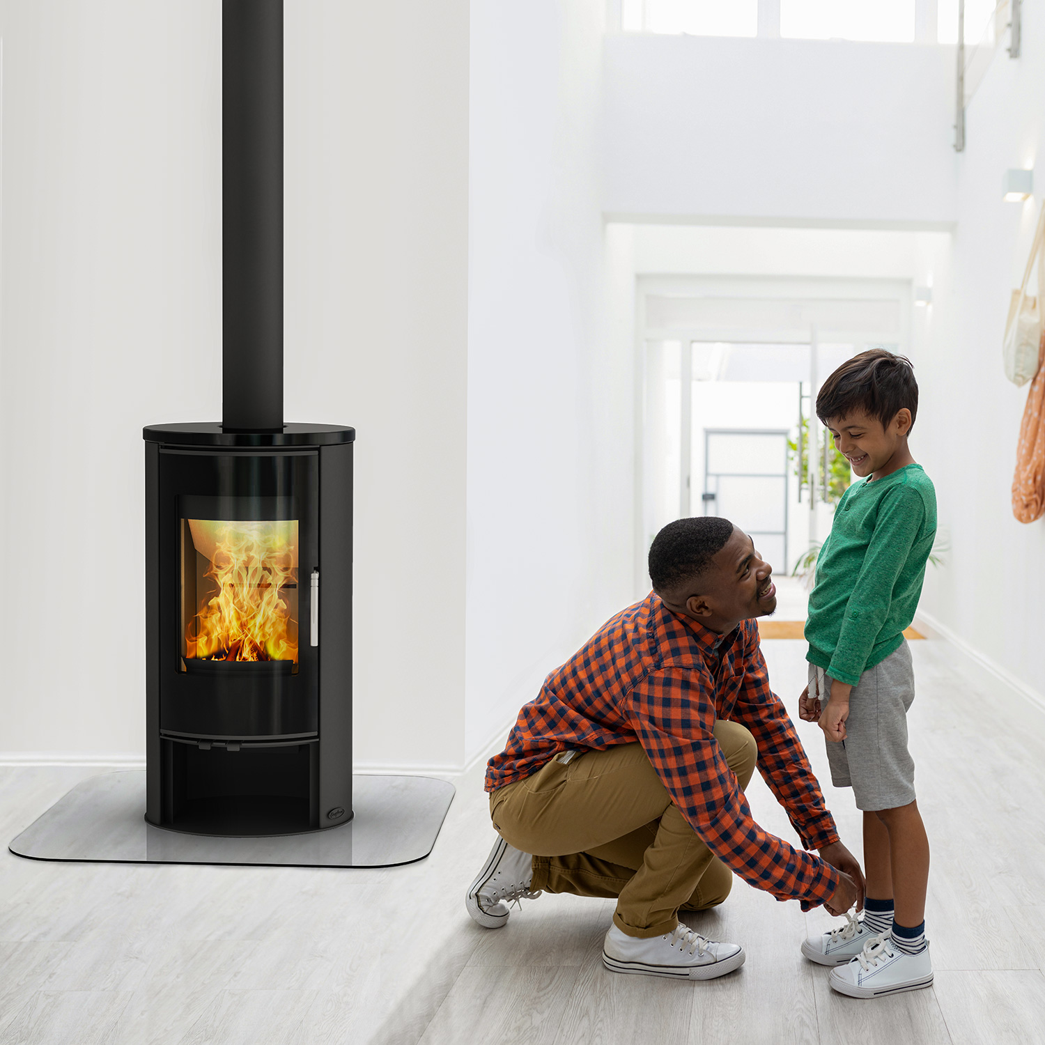 Fireplace Elite Kobe Kaminofen Keramik Schwarz + 1 m³ Kaminholz gratis Fireplace Elite Kobe Kaminofen Keramik Schwarz + 1 m³ Kaminholz gratis
