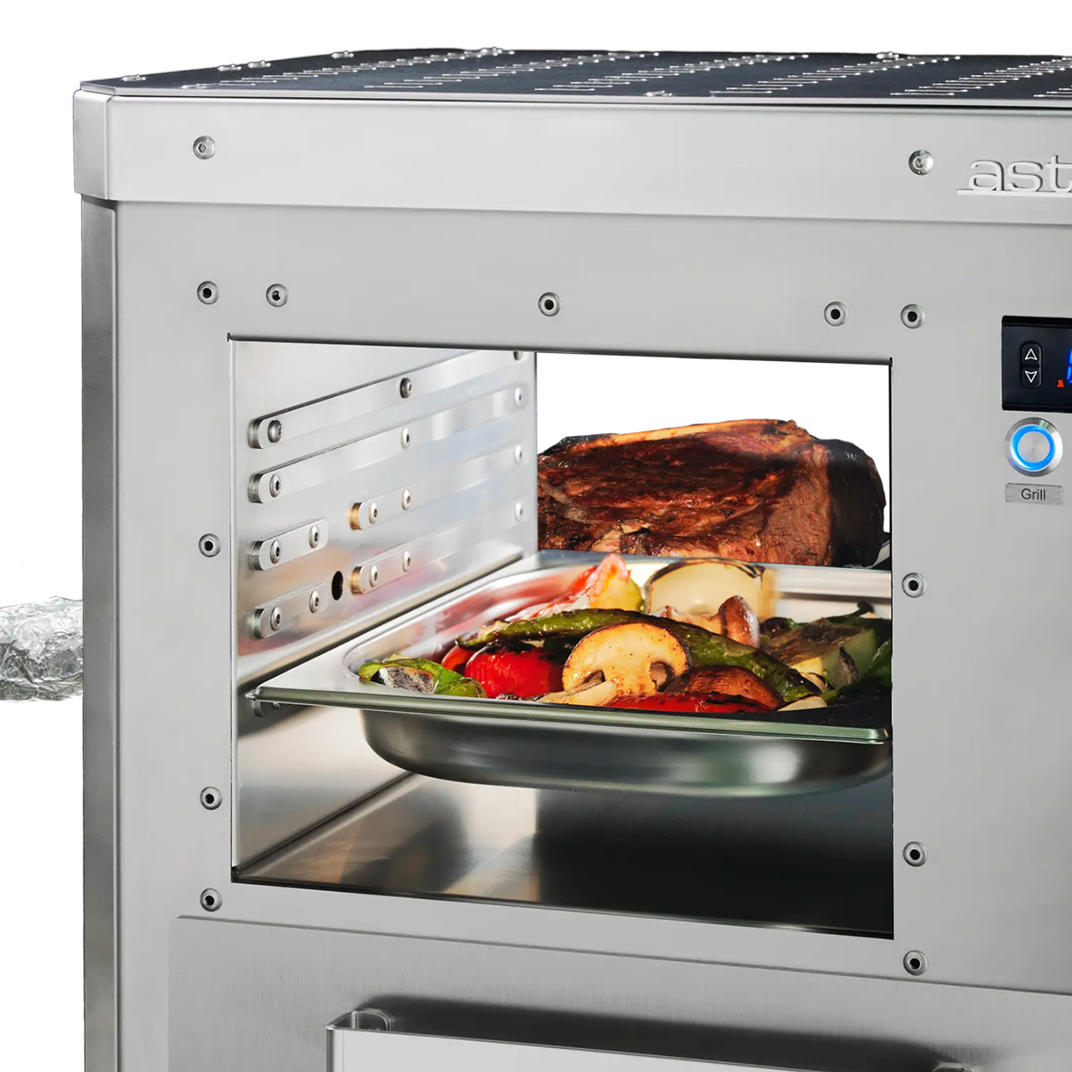 Asteus Tarso 800° Lifestyle Grill Edelstahl inkl. Abdeckhaube Asteus Tarso 800° Lifestyle Grill Edelstahl inkl. Abdeckhaube