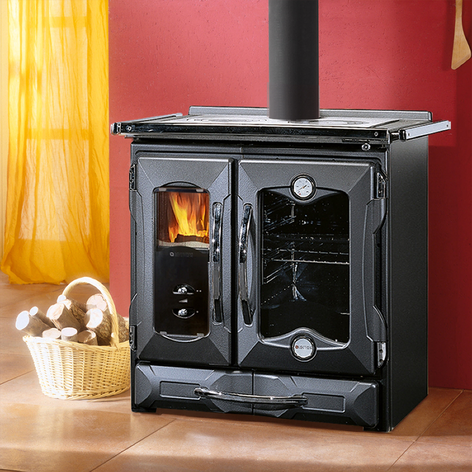 La Nordica Mamy Küchenofen Anthrazit La Nordica Mamy Küchenofen Anthrazit