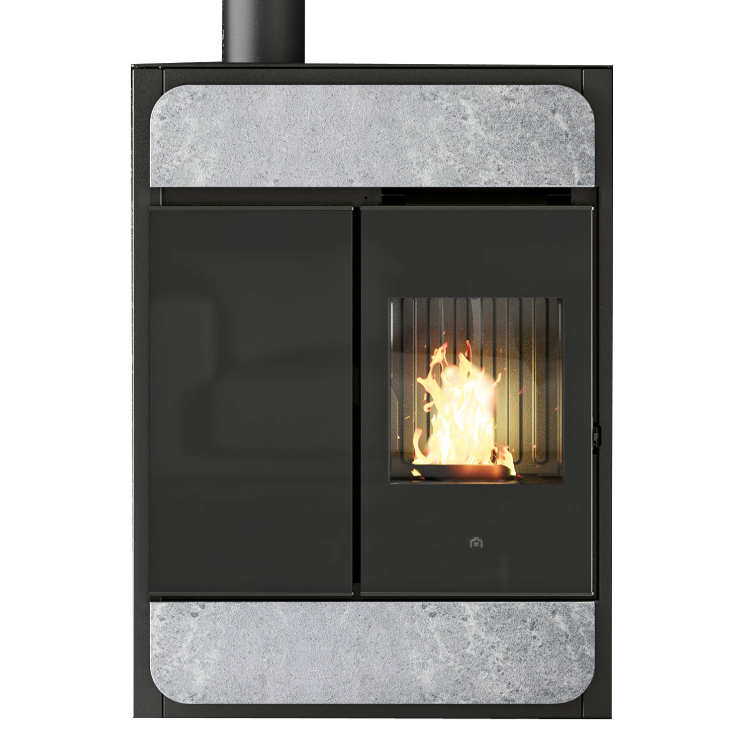 Edilkamin Bild Up Pelletofen Naturstein Edilkamin Bild Up Pelletofen Naturstein
