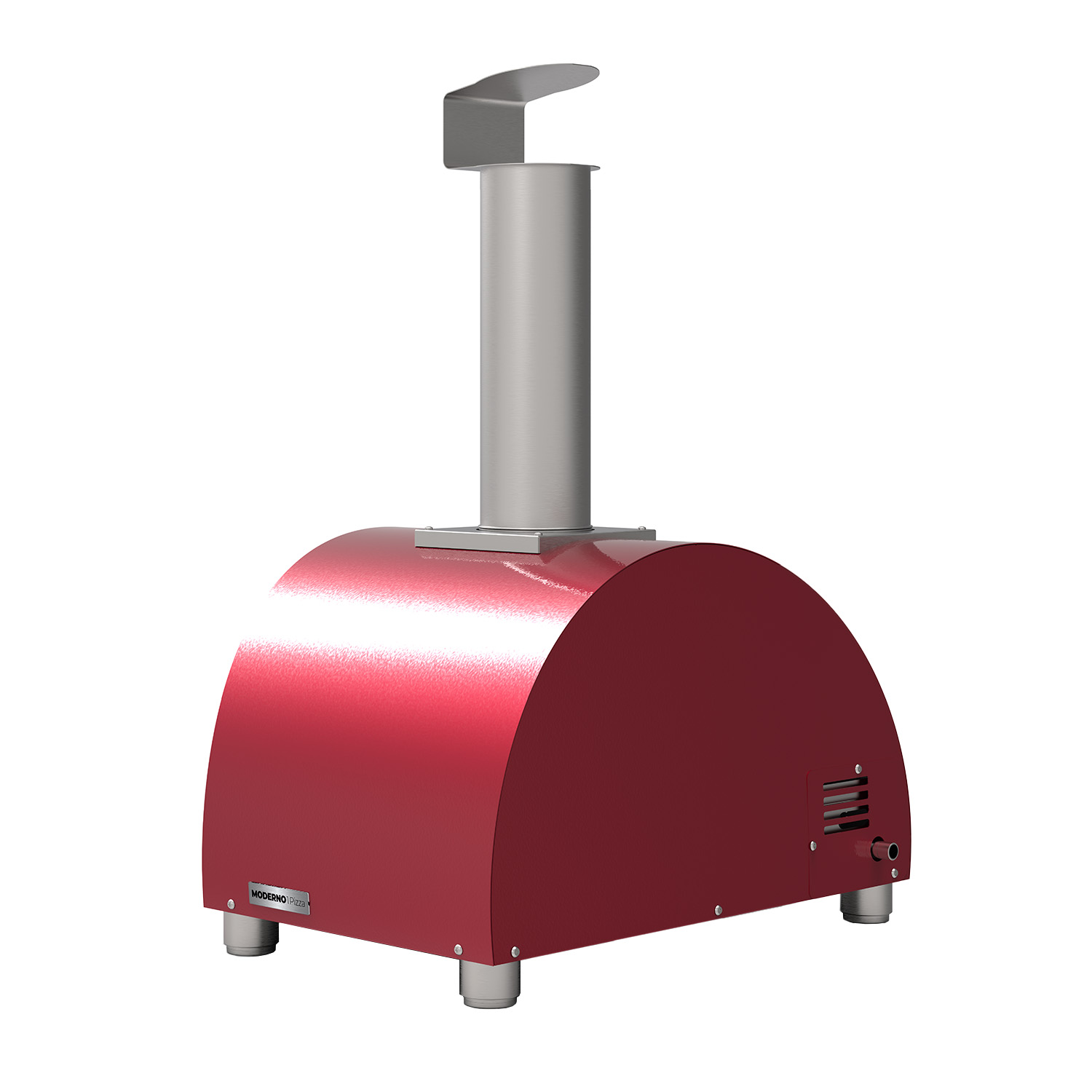 Alfa Pizzaofen Moderno 1 Pizze Gas Antik Rot