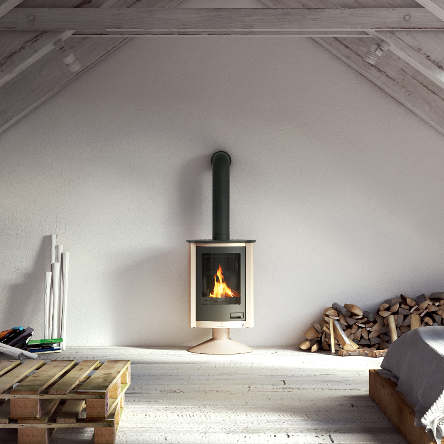 Warmluftofen Masterflamme Piccolo II Cream Warmluftofen Masterflamme Piccolo II Cream