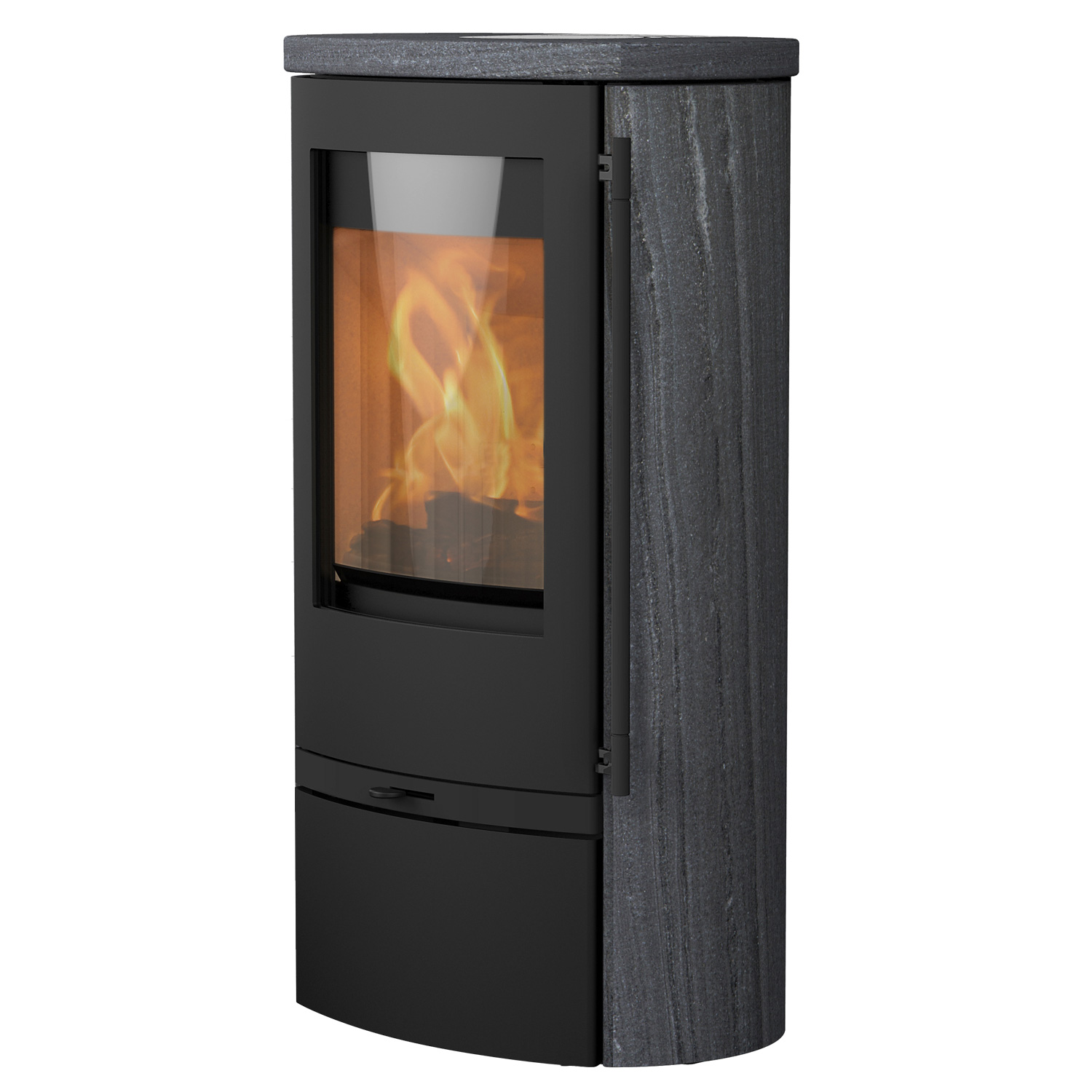 Lotus Jubilee 25 Kaminofen Stahl Schwarz / Indian Night, DIBt