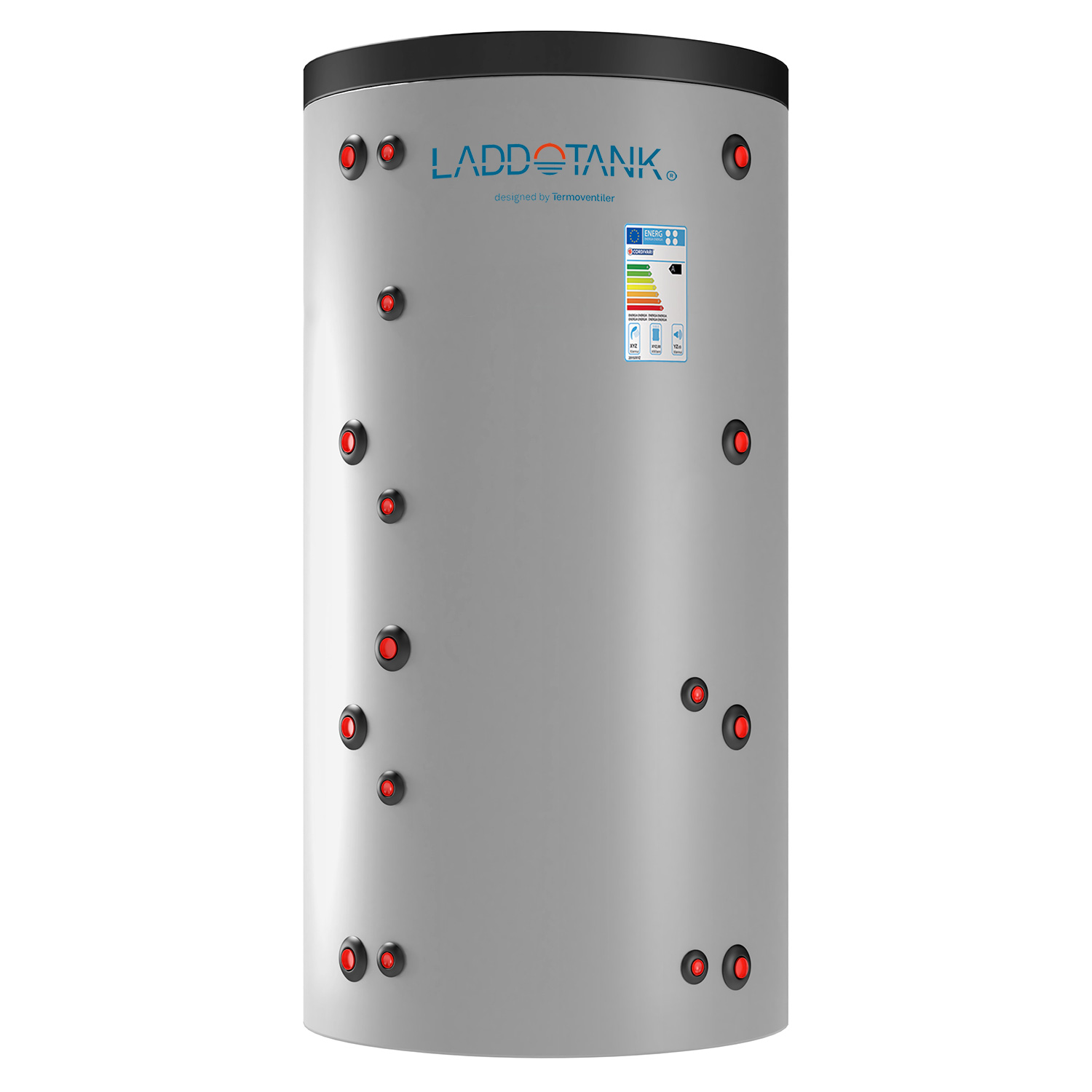 Extraflame Raffaella Idro H18 5.0.16 Wasserführender Pelletofen Stahl AVOR elfenbein - Laddotank Eco Combi 2 Hygienespeicher 800L 1x WT - Heizungsausdehnungsgefäß 100 L