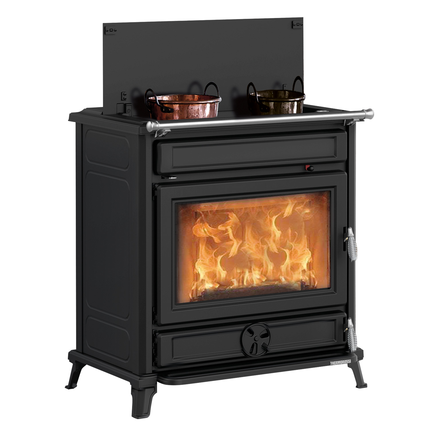 Thermorossi Agora Evo6 Kaminofen Schwarz
