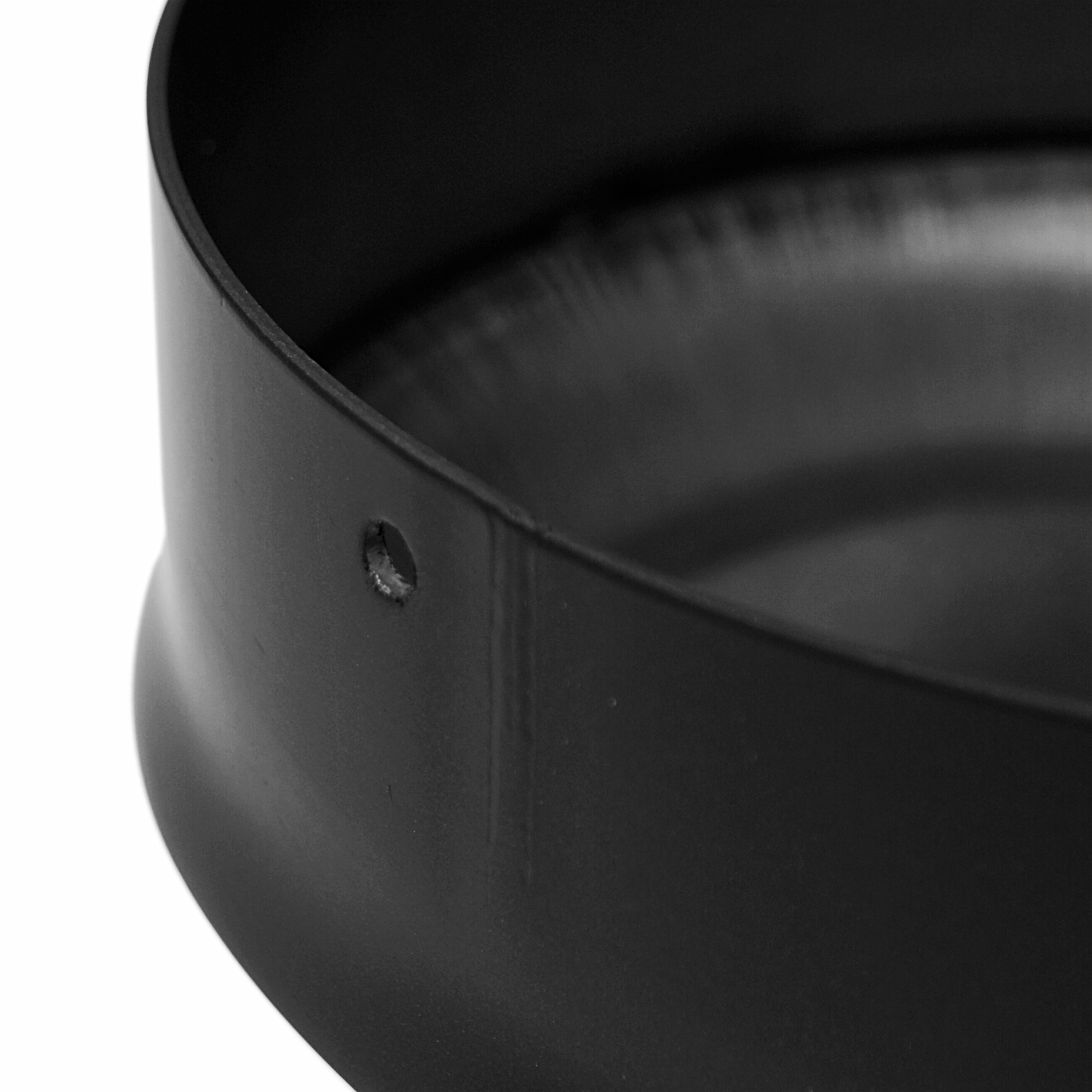 Raik Basic Erweiterung 150mm – 200mm schwarz für Rauchrohr / Ofenrohr