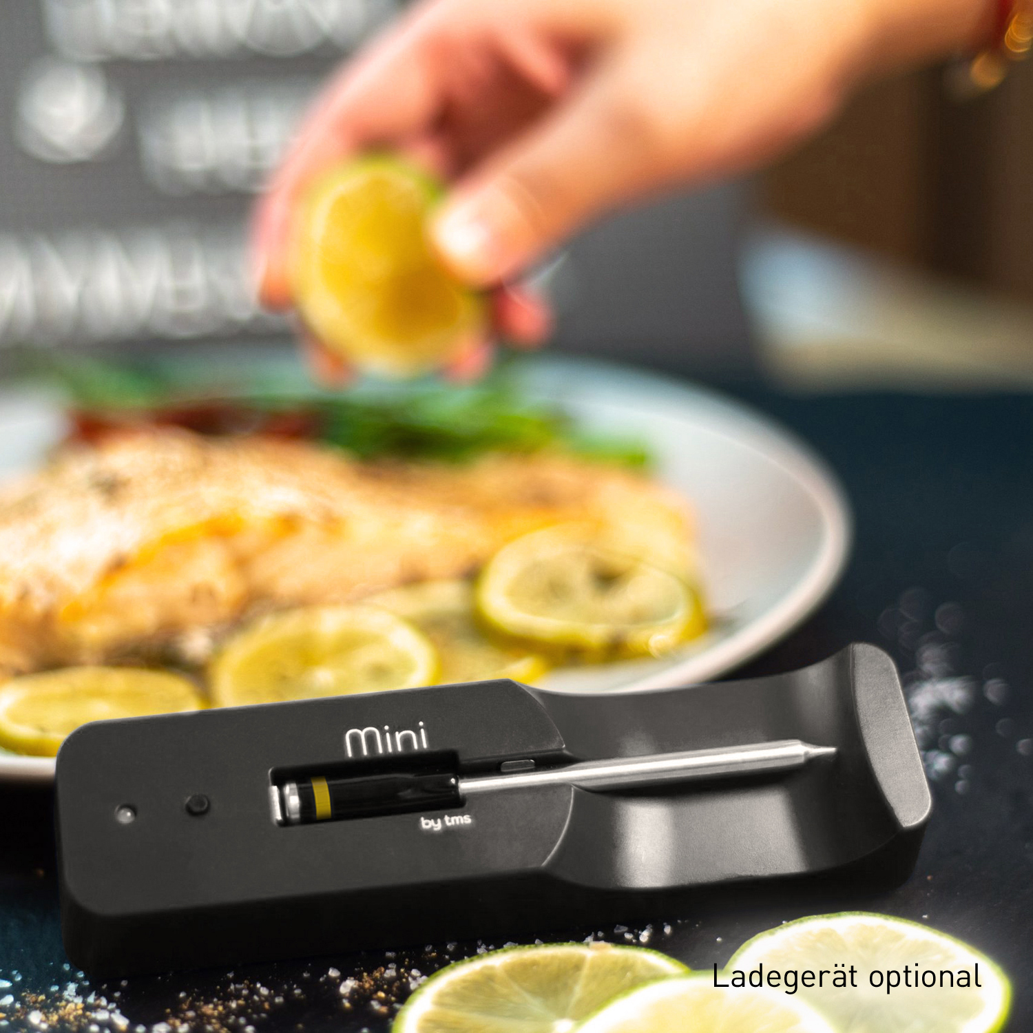 The MeatStick Mini Einzelstick Temperaturfühler Gelb