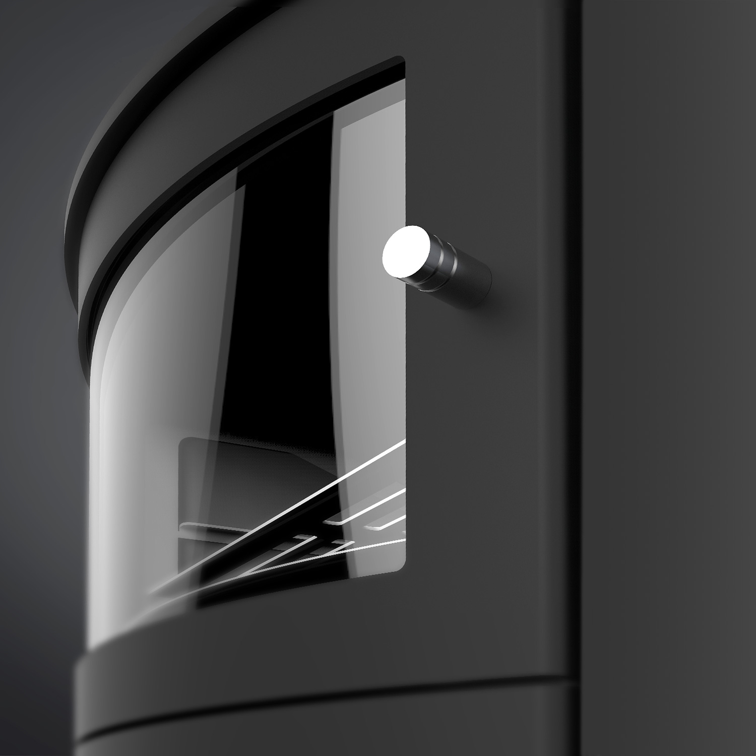 Lotus Jubilee 35 Kaminofen Schwarz mit Warmhaltefach, RR hinten od. RR oben