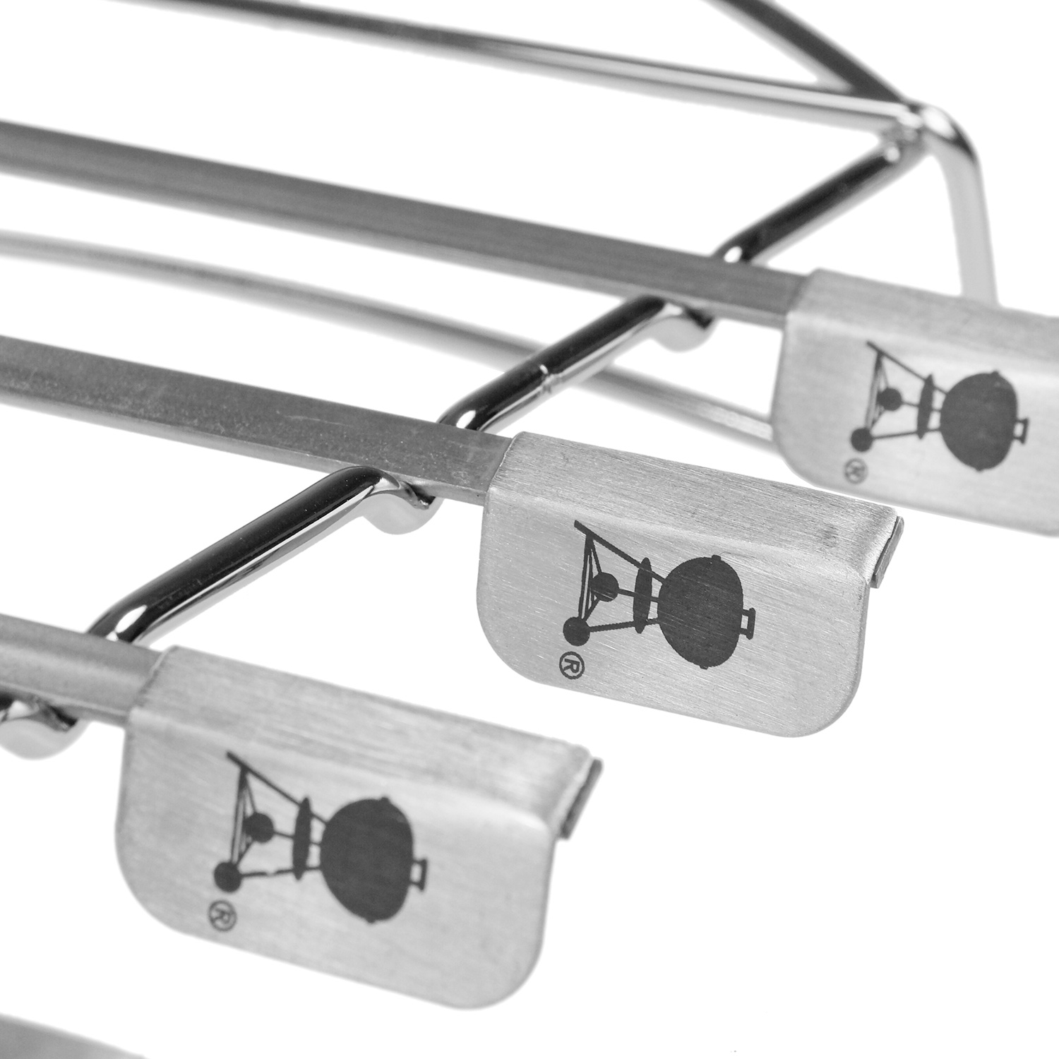 Weber Kebab-/Schaschlikspieße 5er-Set mit Gestell Weber Kebab-/Schaschlikspieße 5er-Set mit Gestell