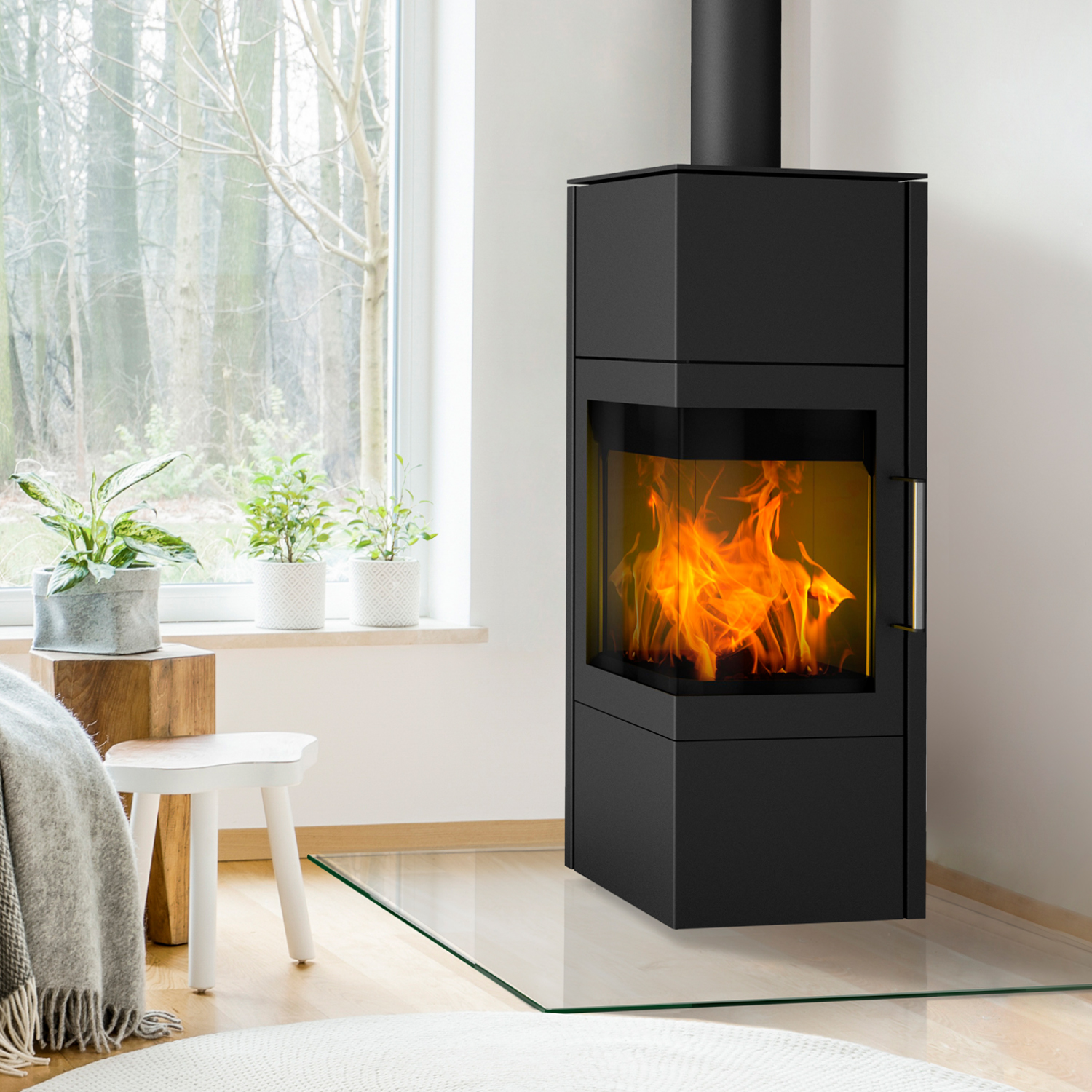 Fireplace Royal Kaminofen Stahl Schwarz Fireplace Royal Kaminofen Stahl Schwarz